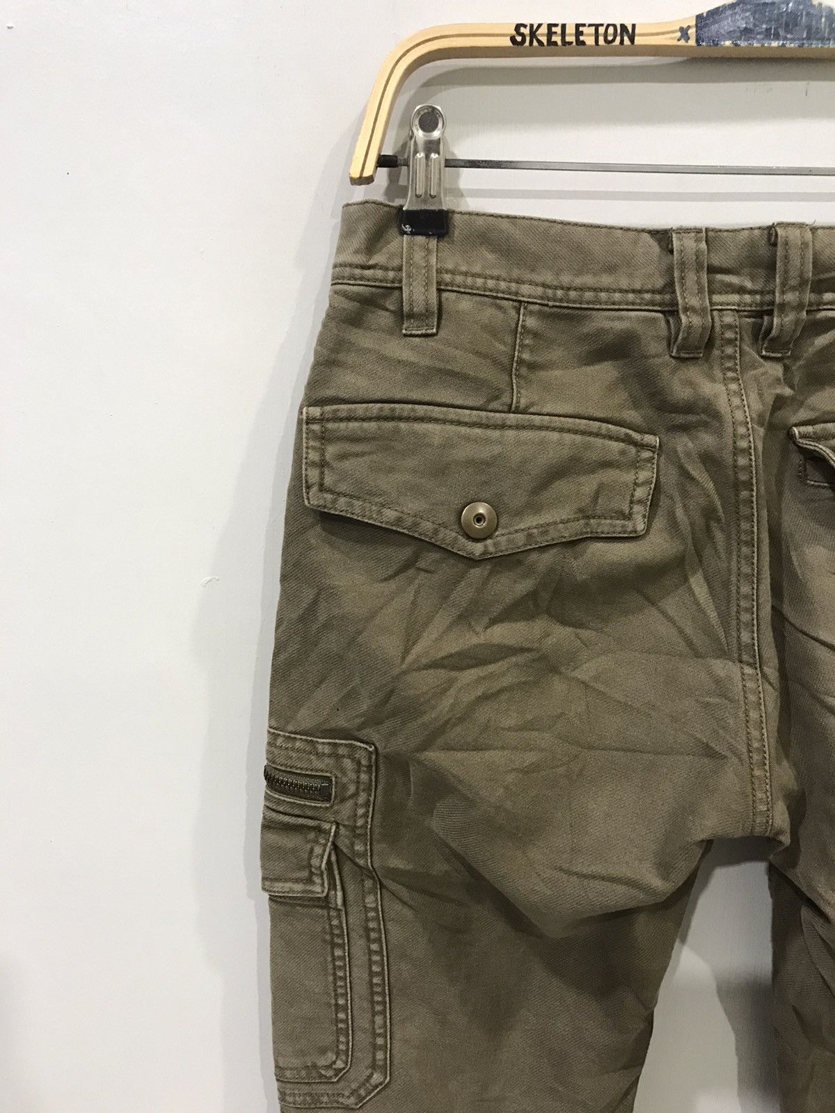 Designer × Japanese Brand abx Japan Military Tactical Multipockets Skinny Cargo Pant Size US 29 - 10 Thumbnail