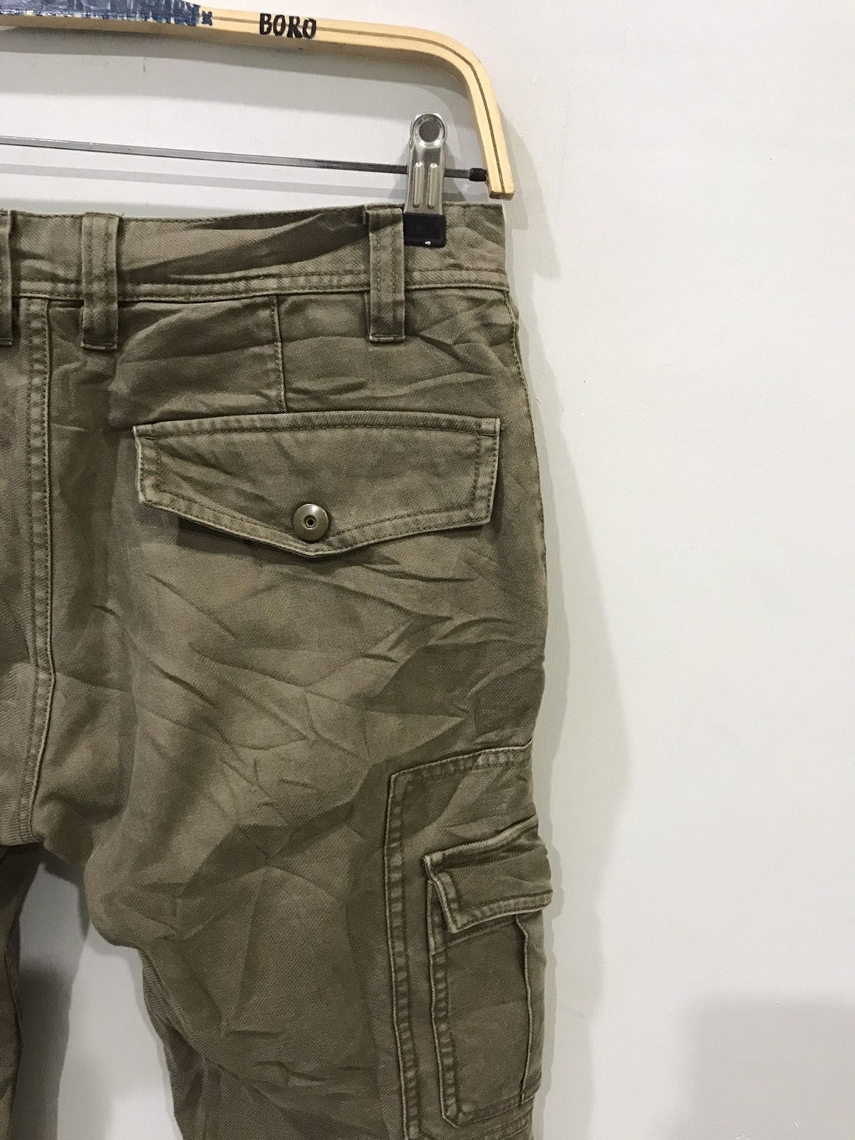 Designer × Japanese Brand abx Japan Military Tactical Multipockets Skinny Cargo Pant Size US 29 - 9 Thumbnail