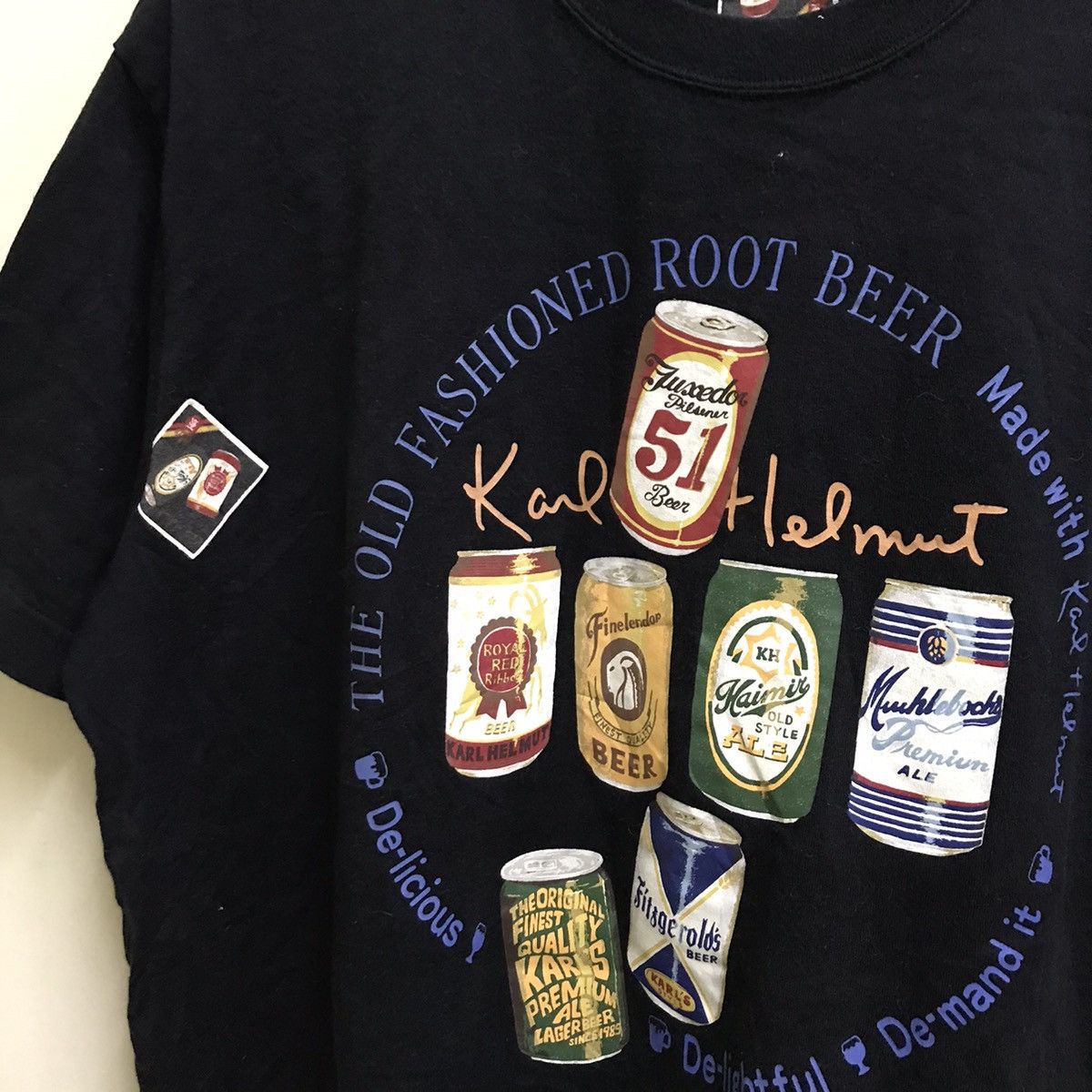 Japanese Brand × Karl Helmut × Vintage Vintage 90s Karl Helmut Tshirt Size US L / EU 52-54 / 3 - 5 Thumbnail