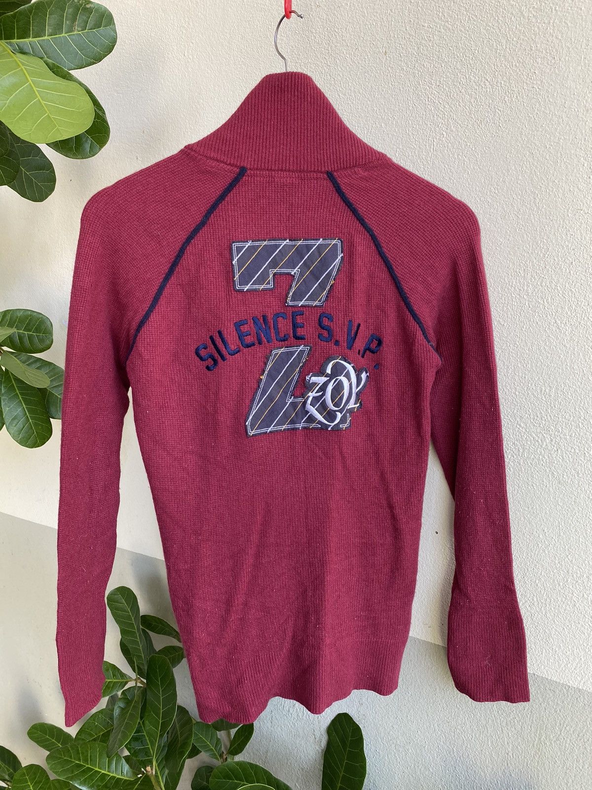 Japanese Brand Zoy knitwear jacket big logo Size US XXS / EU 40 - 1 Thumbnail