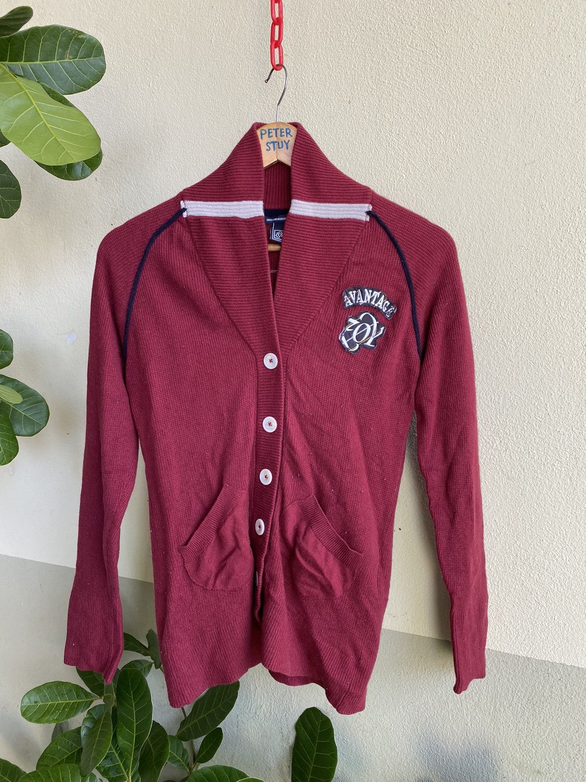 Japanese Brand Zoy knitwear jacket big logo Size US XXS / EU 40 - 2 Thumbnail