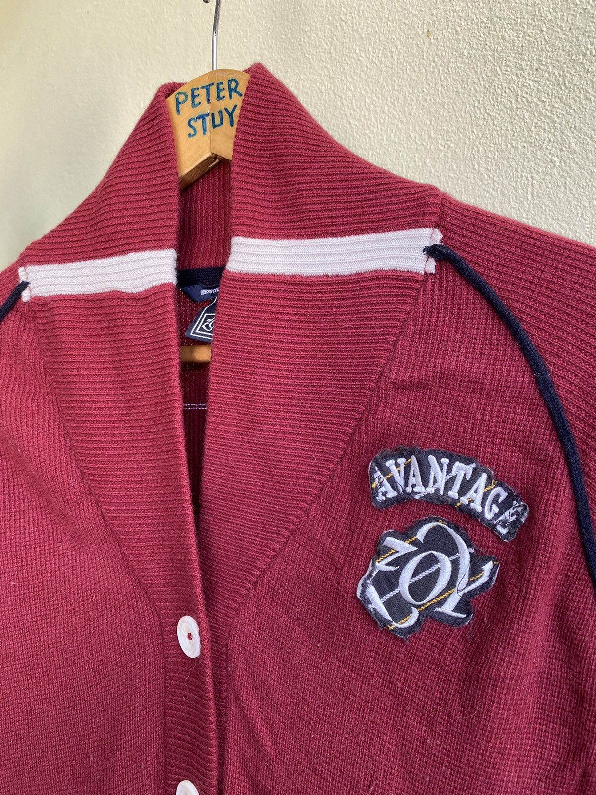 Japanese Brand Zoy knitwear jacket big logo Size US XXS / EU 40 - 4 Thumbnail