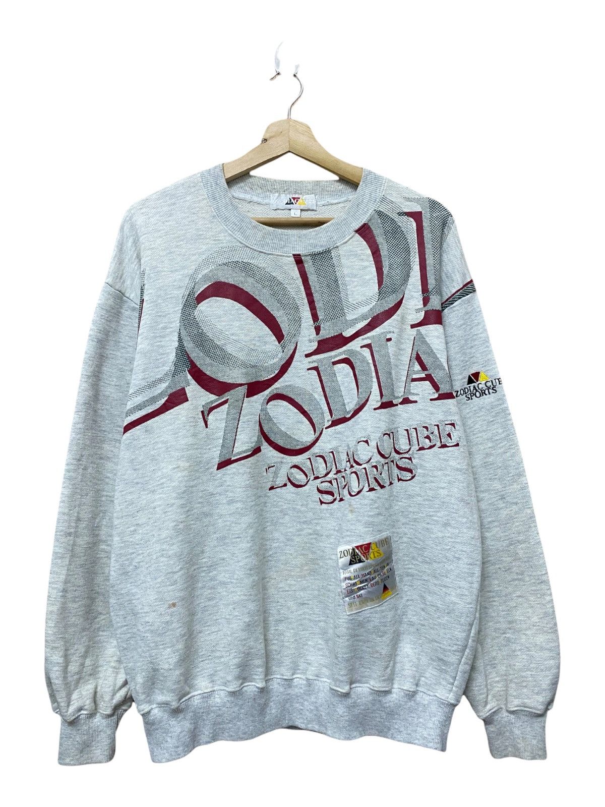 Vintage VINTAGE ZODIAC CUBE SPORT SWEATSHIRT Size US L / EU 52-54 / 3 - 1 Thumbnail