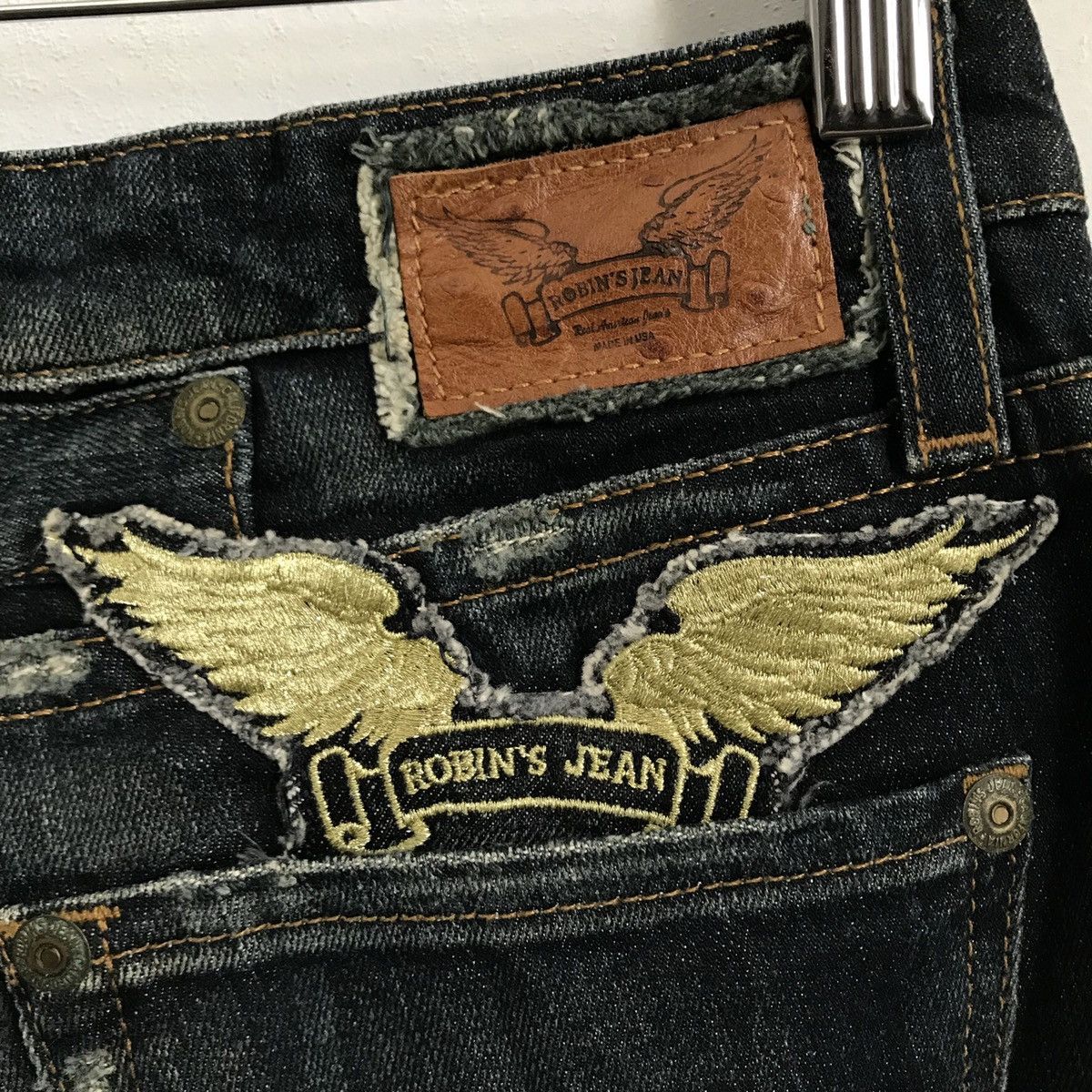 Robins Jeans Robin Flare Made In USA Jeans Denim Size US 28 / EU 44 - 9 Thumbnail