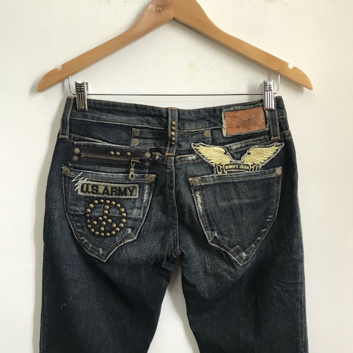 Robins Jeans Robin Flare Made In USA Jeans Denim Size US 28 / EU 44 - 7 Thumbnail