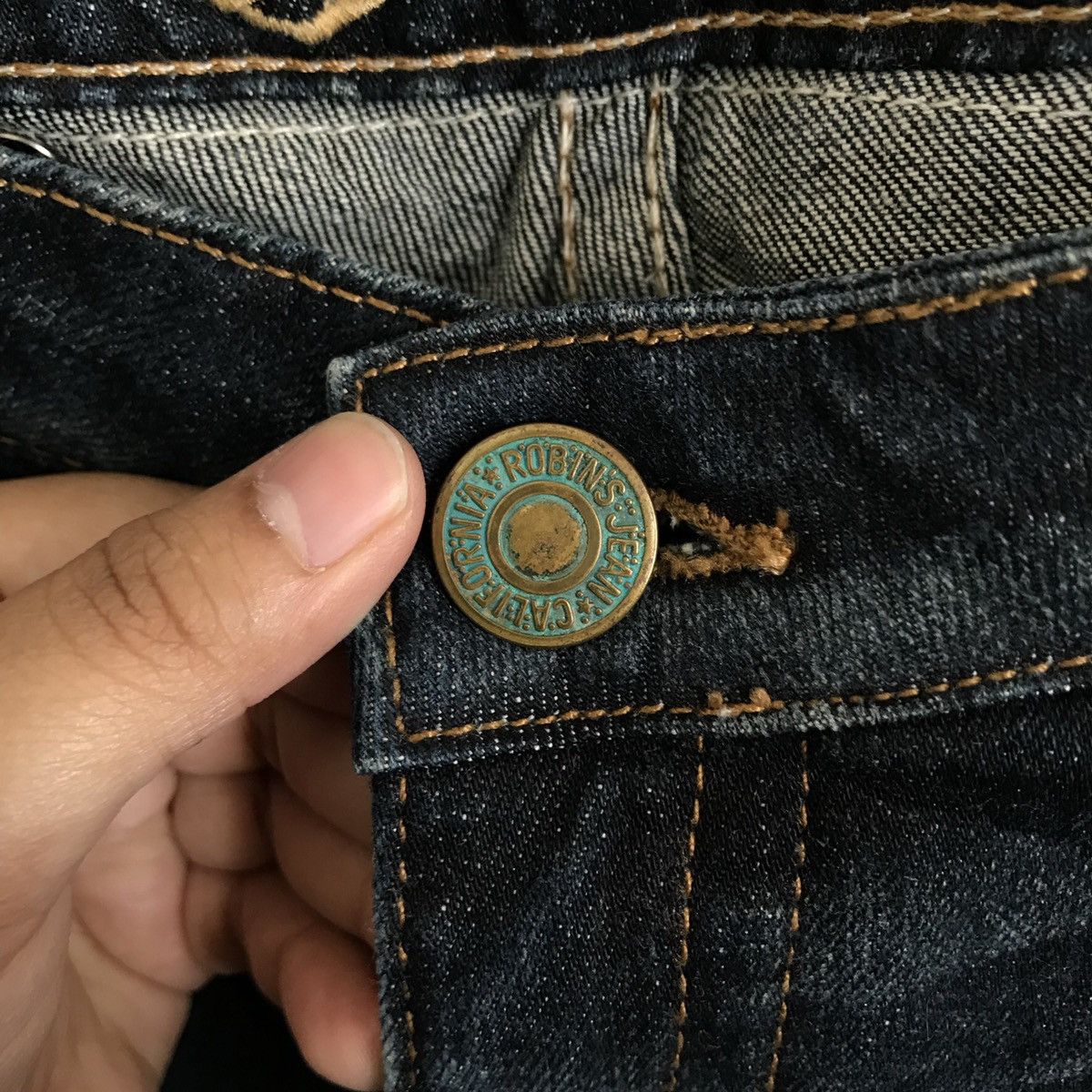 Robins Jeans Robin Flare Made In USA Jeans Denim Size US 28 / EU 44 - 6 Thumbnail