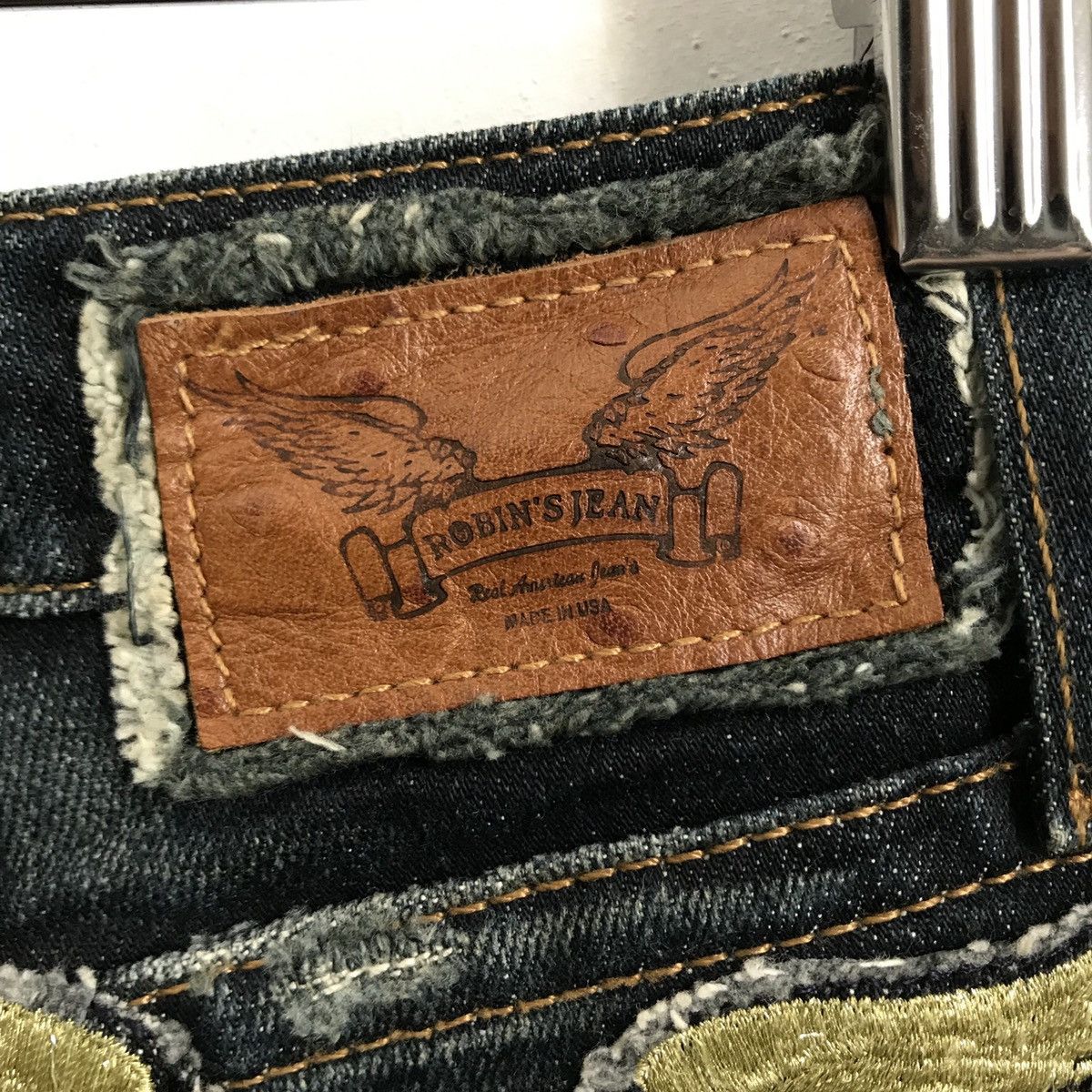 Robins Jeans Robin Flare Made In USA Jeans Denim Size US 28 / EU 44 - 10 Thumbnail