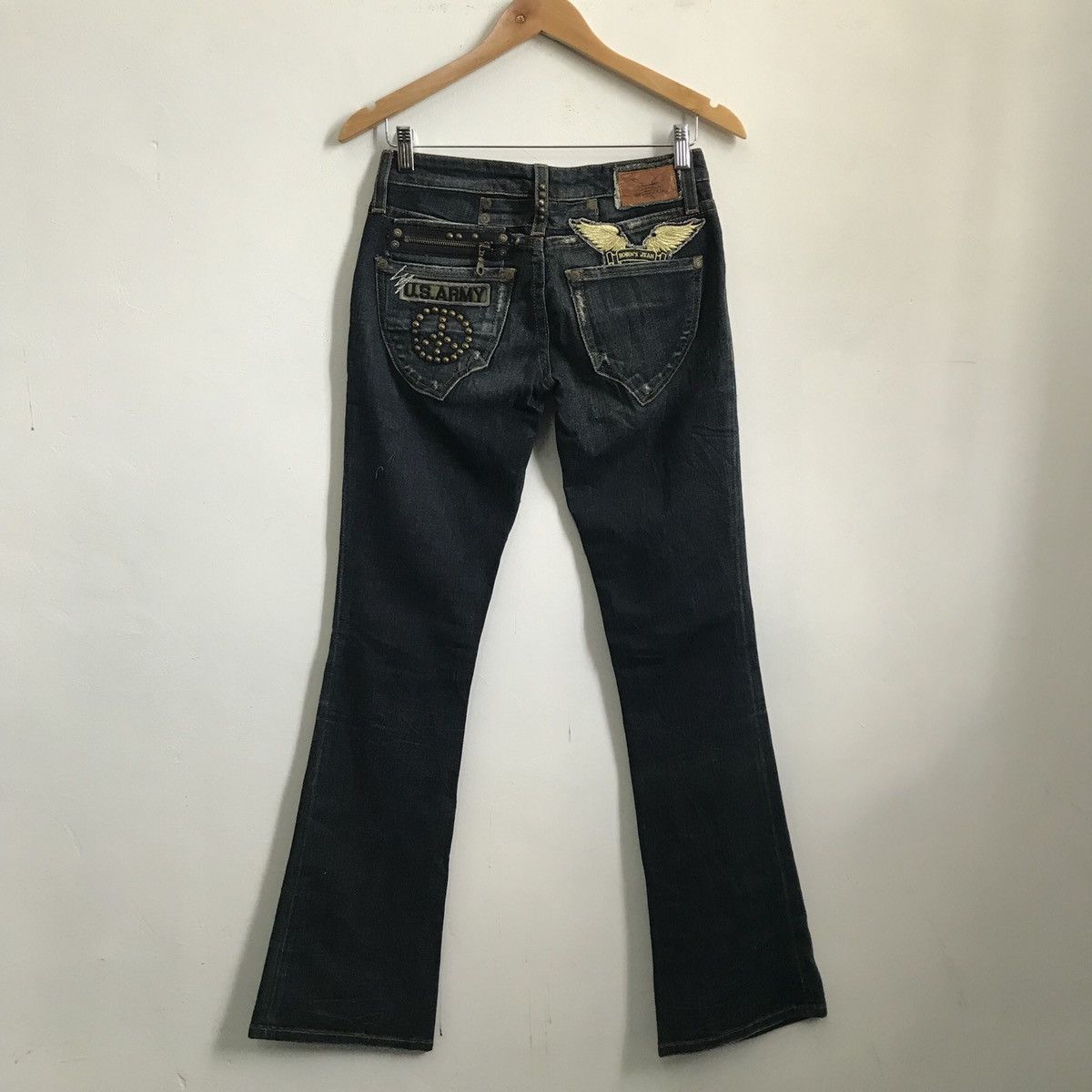Robins Jeans Robin Flare Made In USA Jeans Denim Size US 28 / EU 44 - 2 Thumbnail