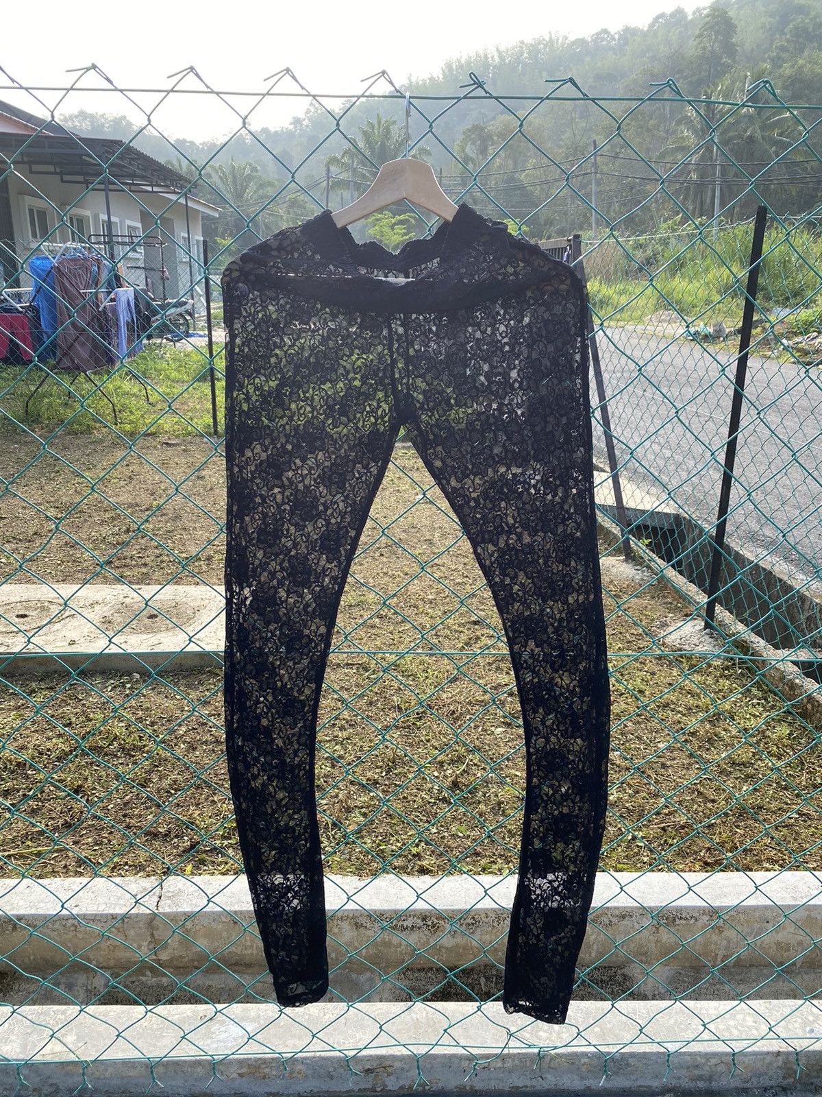 Japanese Brand Vintage Planet Breeze Laces Pants Size 22" - 1 Thumbnail