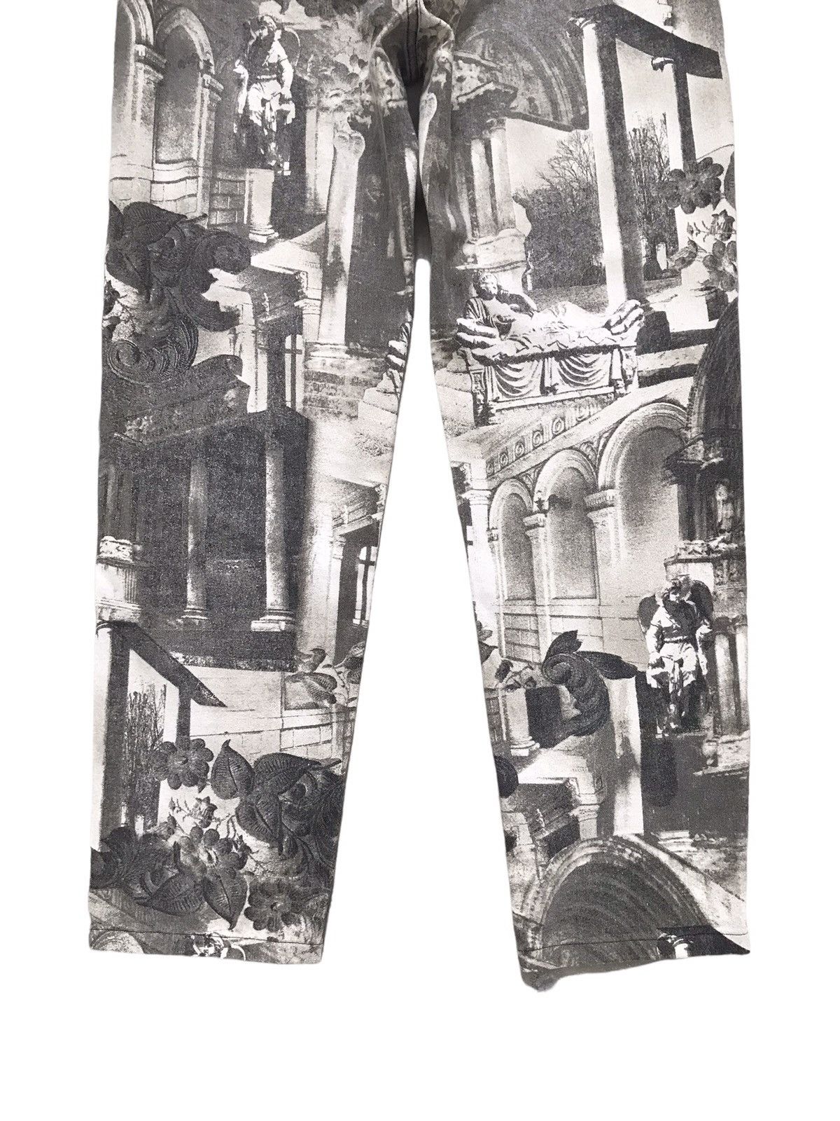 Vintage Angelo Marani Overprinted Denim Jeans Size US 30 / EU 46 - 7 Thumbnail