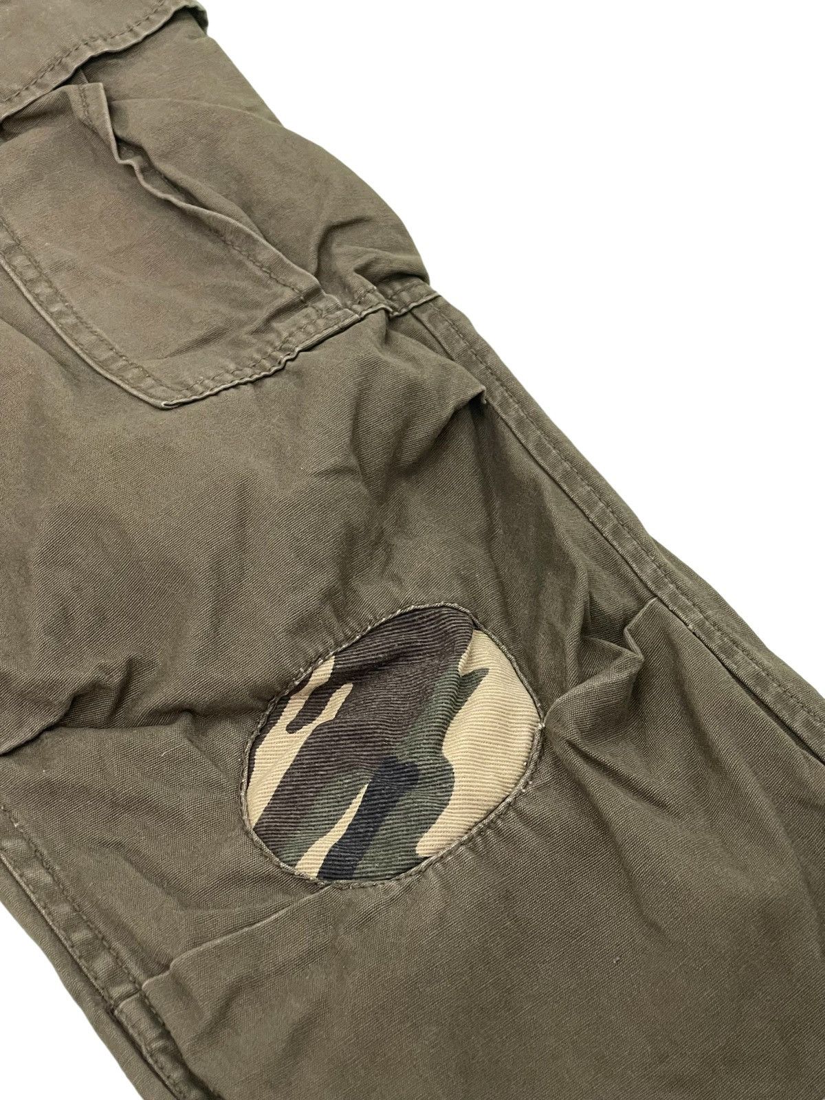 Japanese Brand Cargo Pant Baldia Stone Wash Patchwork Boro Regular 20🟦 Size US 31 - 8 Thumbnail