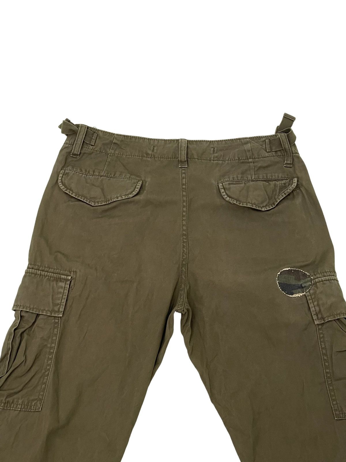 Japanese Brand Cargo Pant Baldia Stone Wash Patchwork Boro Regular 20🟦 Size US 31 - 19 Thumbnail