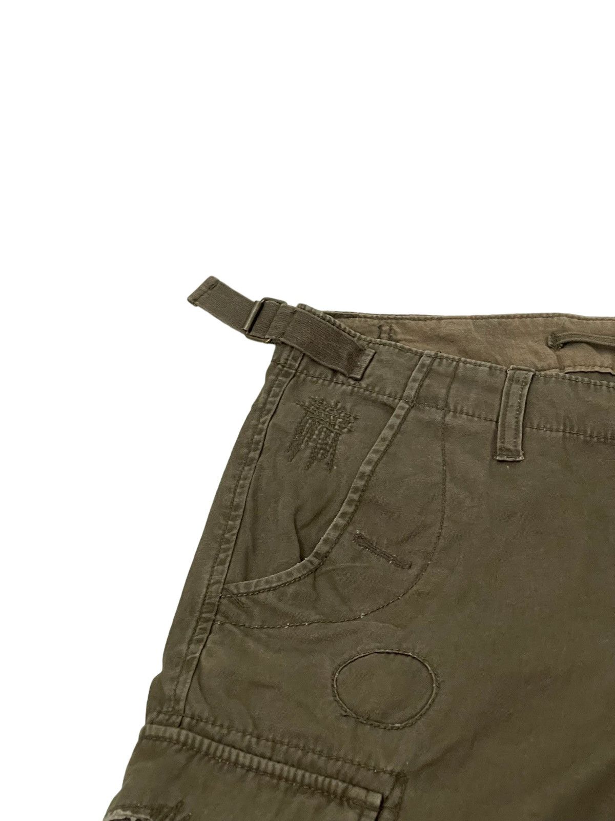 Japanese Brand Cargo Pant Baldia Stone Wash Patchwork Boro Regular 20🟦 Size US 31 - 11 Thumbnail