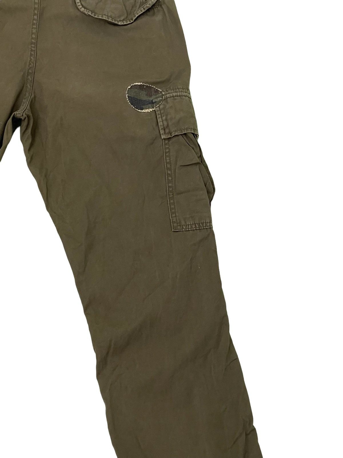 Japanese Brand Cargo Pant Baldia Stone Wash Patchwork Boro Regular 20🟦 Size US 31 - 17 Thumbnail