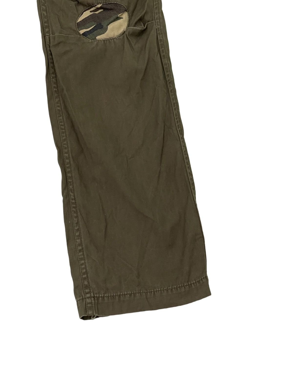 Japanese Brand Cargo Pant Baldia Stone Wash Patchwork Boro Regular 20🟦 Size US 31 - 4 Thumbnail