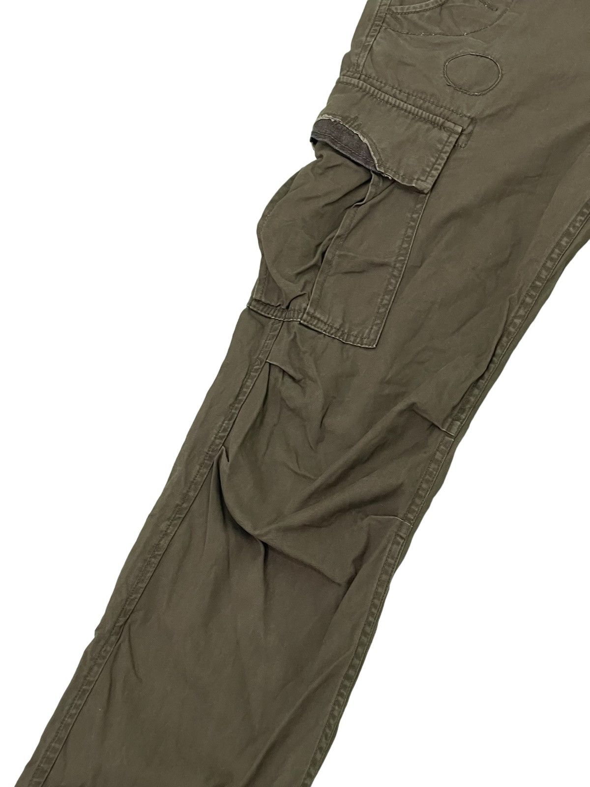 Japanese Brand Cargo Pant Baldia Stone Wash Patchwork Boro Regular 20🟦 Size US 31 - 7 Thumbnail