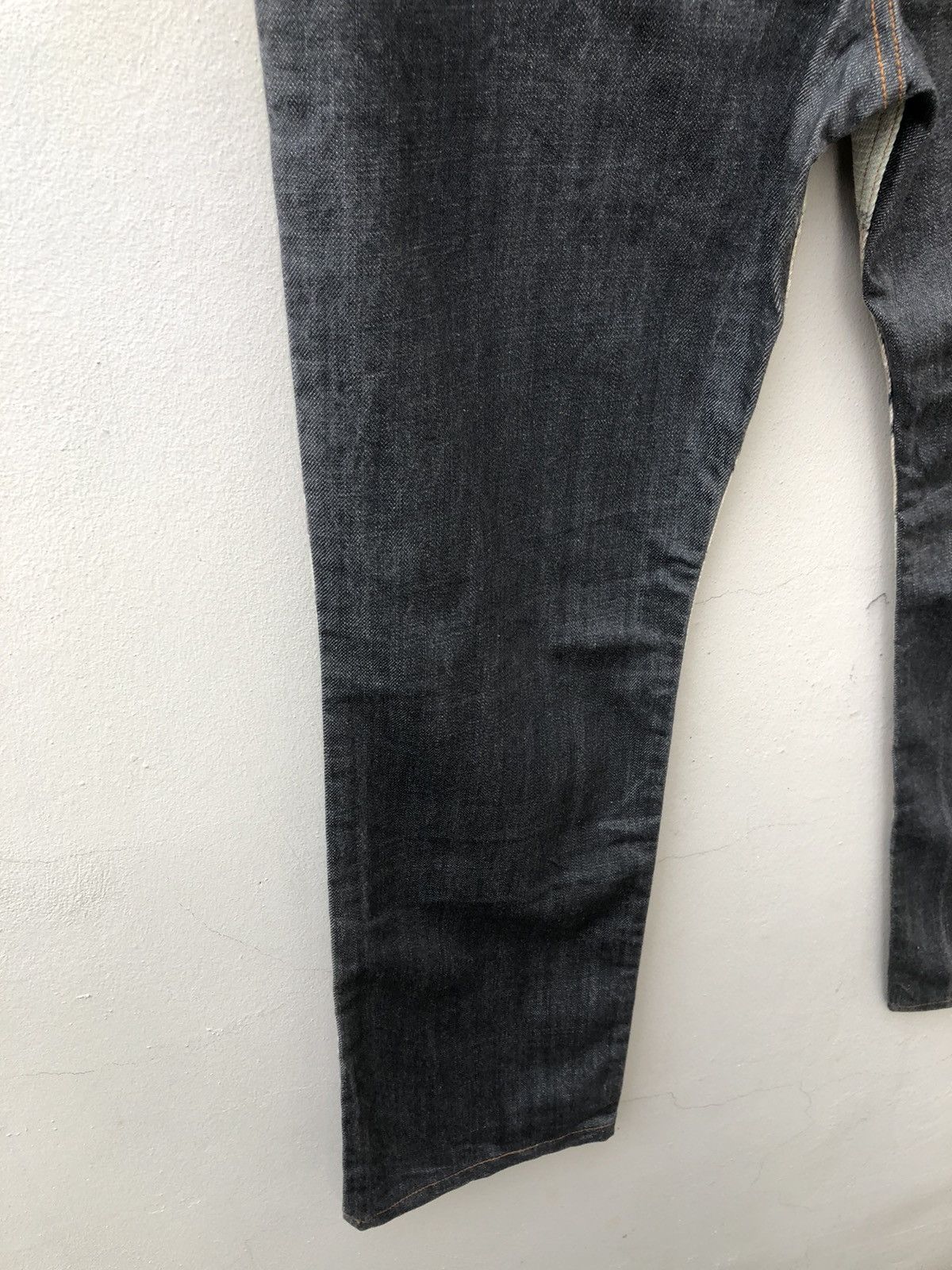 Art Comes First Cassopi Japan Snake Scale Art Design Denim Cropped Pant Size US 31 - 18 Thumbnail