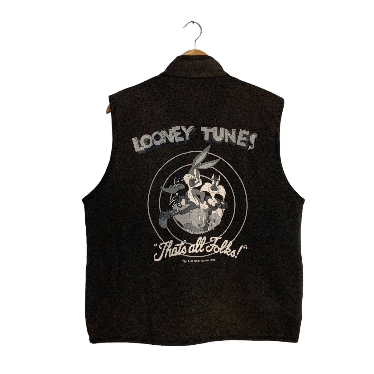 Vintage Vintage 96 Looney Tunes Big Print Vest Size US L / EU 52-54 / 3 - 1 Thumbnail