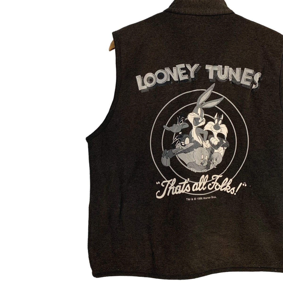 Vintage Vintage 96 Looney Tunes Big Print Vest Size US L / EU 52-54 / 3 - 2 Thumbnail
