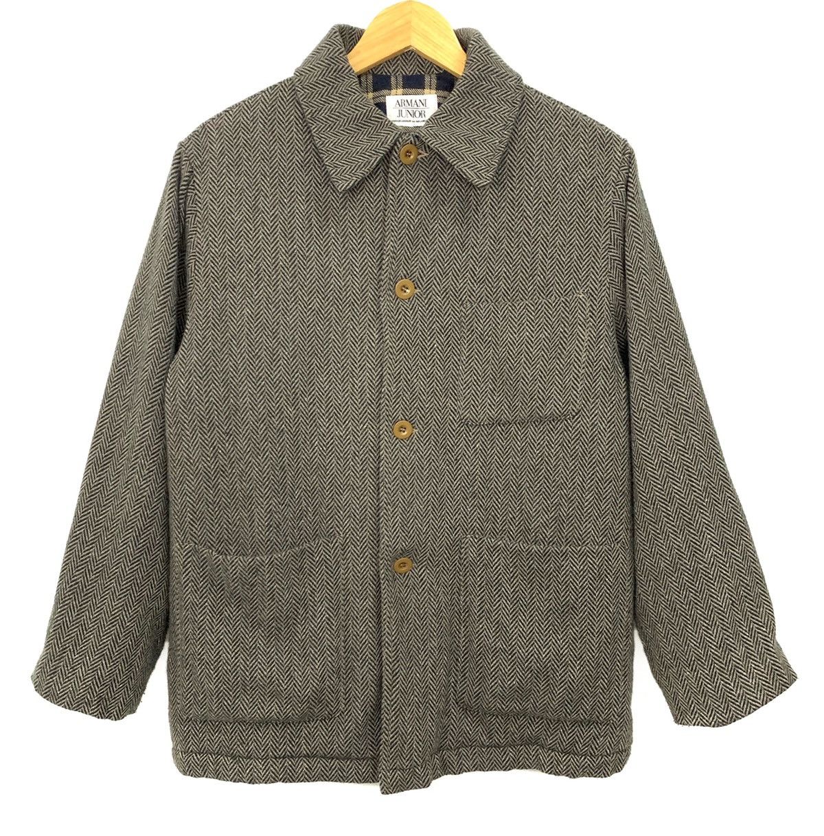 Armani Vintage 80s Giorgio Armani Italy Jacket Size US M / EU 48-50 / 2 - 1 Thumbnail