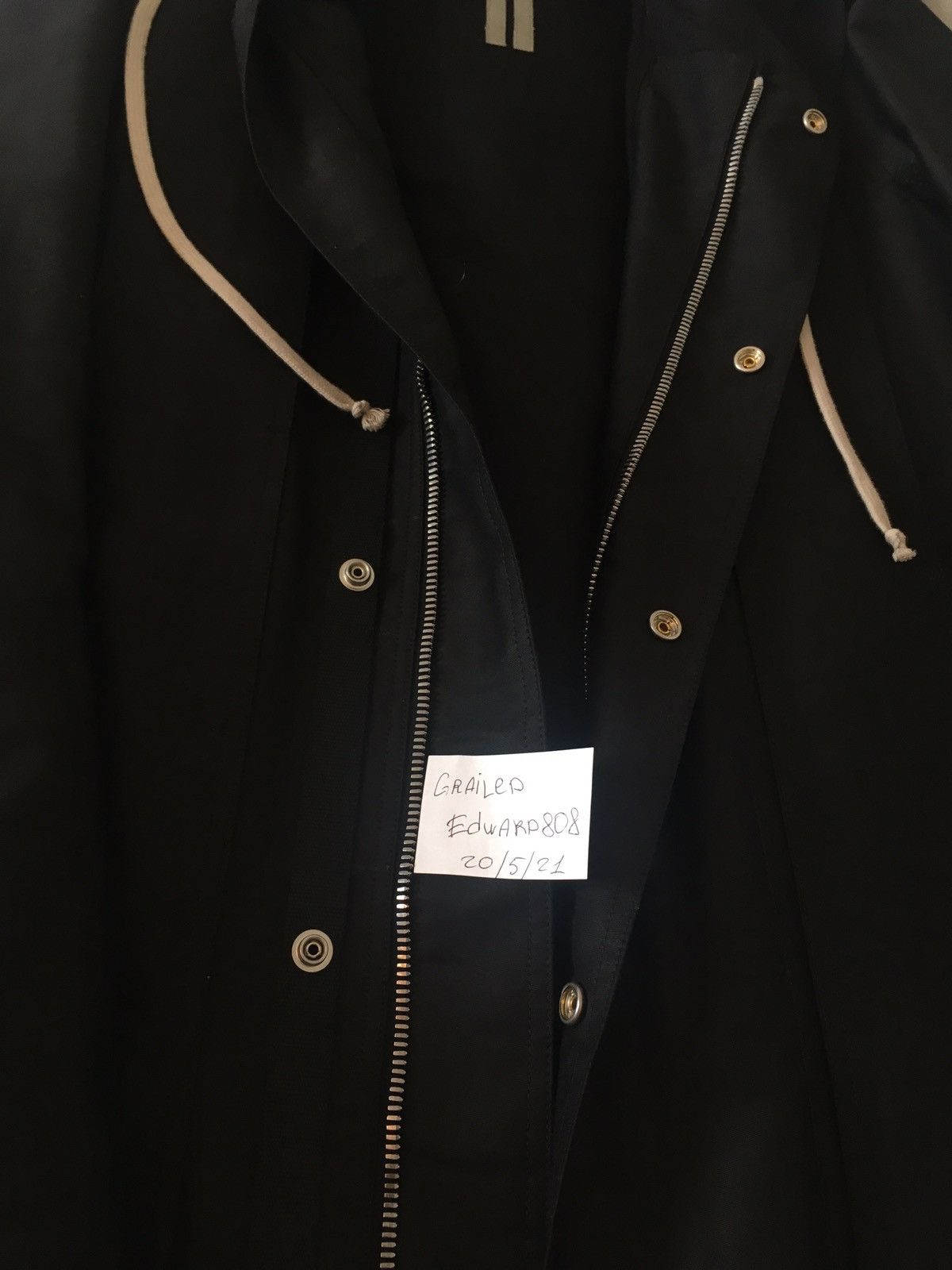 Rick Owens × Rick Owens Drkshdw 2300 $ 💥 NEW RARE DS FISHTAIL LONG PARKA RICK OWENS Size US S / EU 44-46 / 1 - 14 Thumbnail