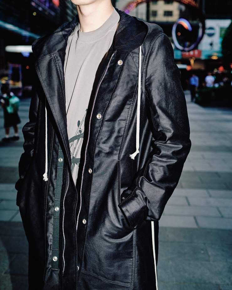 Rick Owens × Rick Owens Drkshdw 2300 $ 💥 NEW RARE DS FISHTAIL LONG PARKA RICK OWENS Size US S / EU 44-46 / 1 - 3 Thumbnail