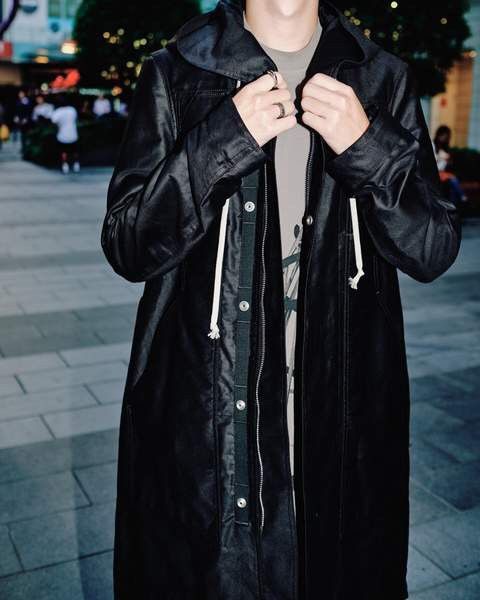Rick Owens × Rick Owens Drkshdw 2300 $ 💥 NEW RARE DS FISHTAIL LONG PARKA RICK OWENS Size US S / EU 44-46 / 1 - 4 Thumbnail