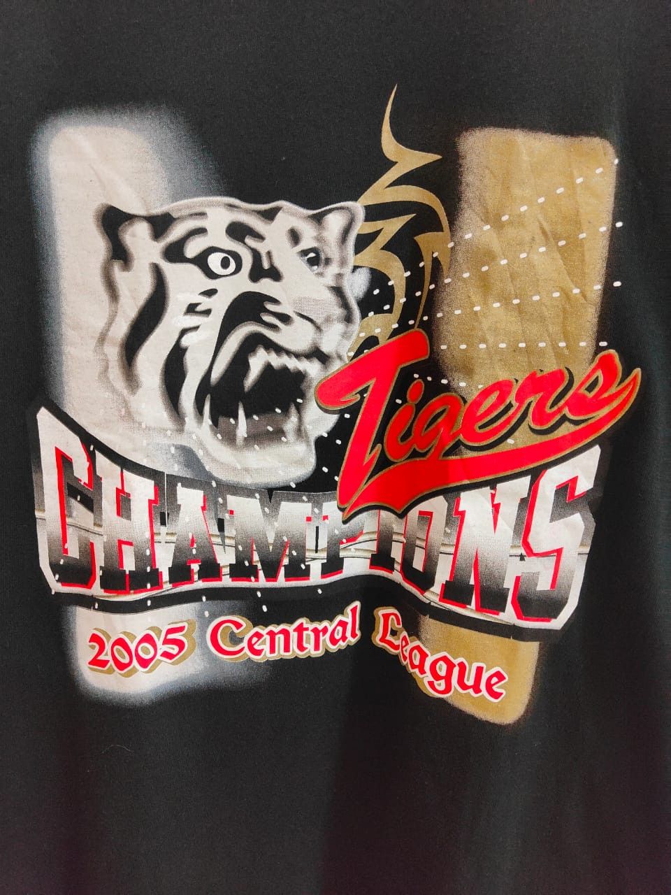 Japanese Brand Vintage Zett Japan tigers champions 2005 central league Size US S / EU 44-46 / 1 - 4 Thumbnail