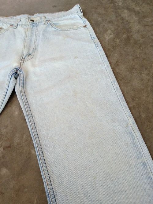 Levi's Vintage Levi's Jeans 515 Distressed Faded Blue Denim 29x28 Size US 29 - 7 Thumbnail