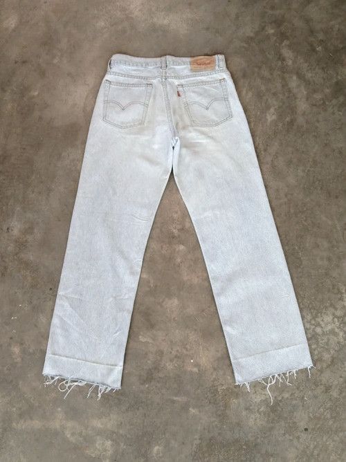 Levi's Vintage Levi's Jeans 515 Distressed Faded Blue Denim 29x28 Size US 29 - 2 Thumbnail