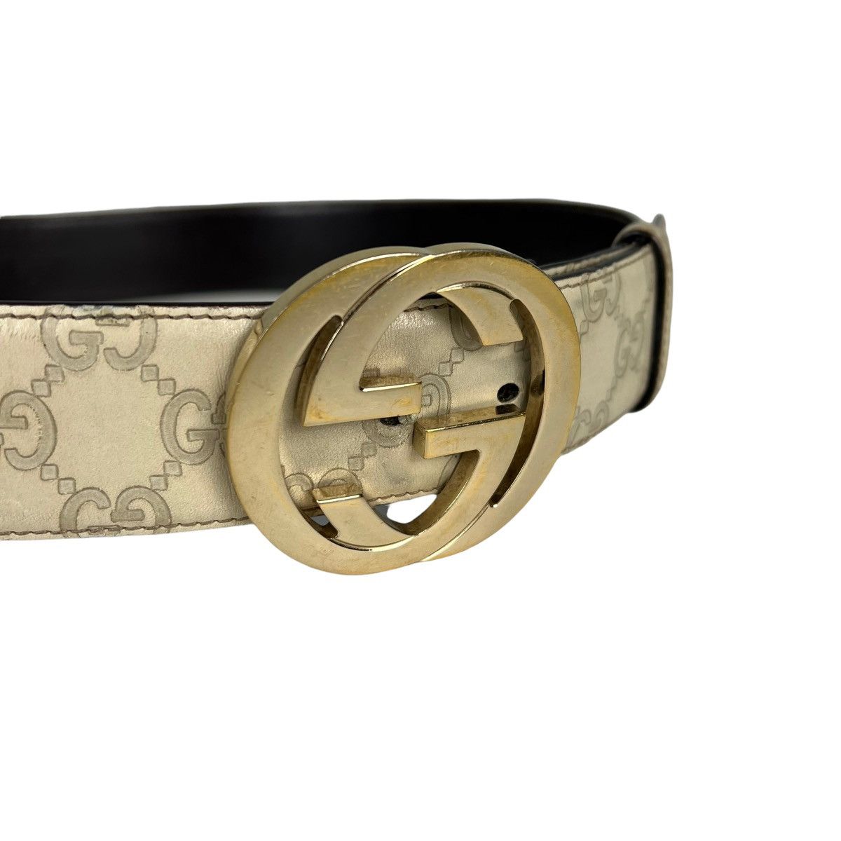Gucci Gucci Interlocking G Buckle Monogram Belt Size 34 - 3 Thumbnail