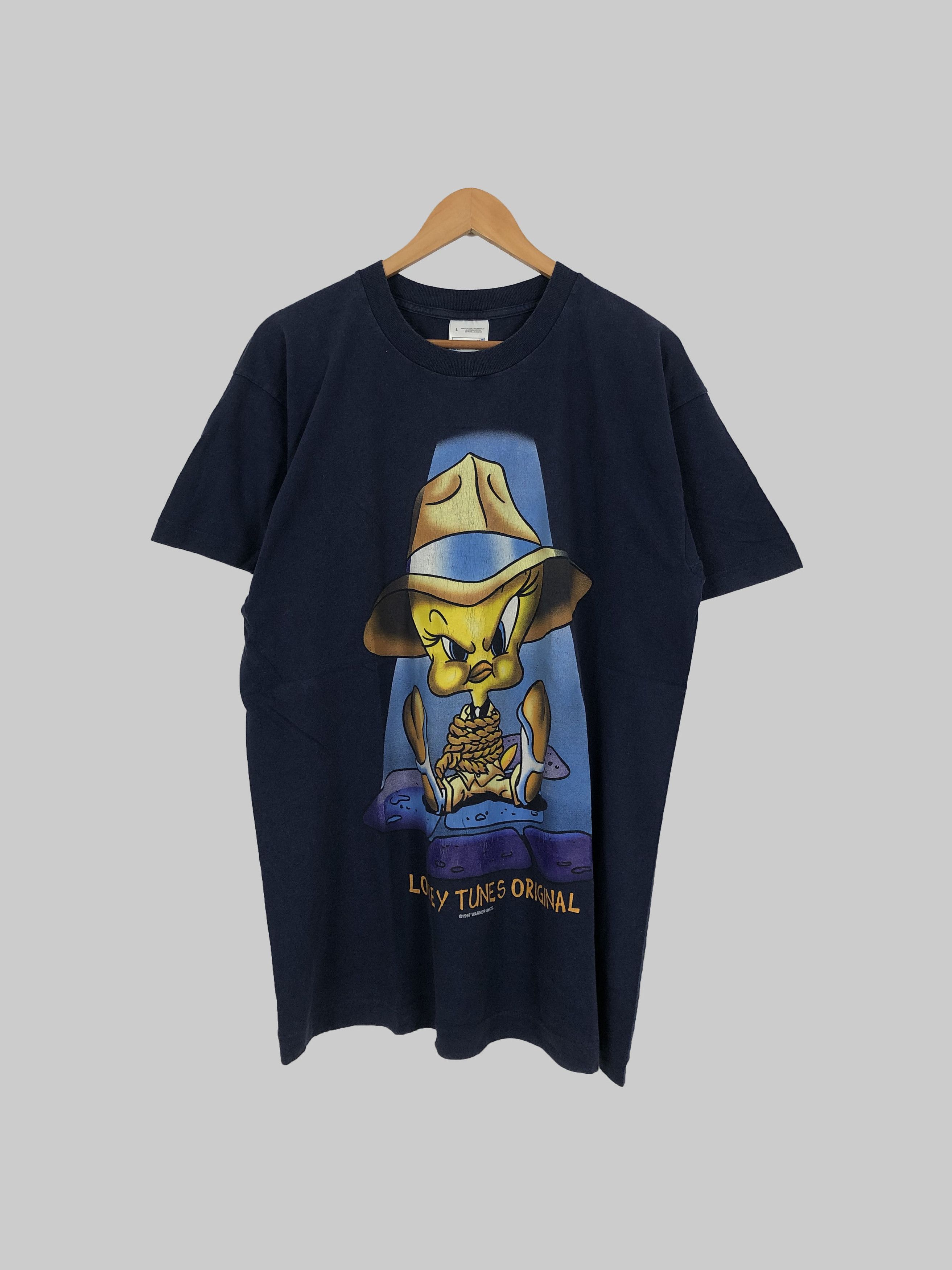 Cartoon Network Vintage 1997 Tweety (Looney Tunes King Lion Little Mermaid) Size US L / EU 52-54 / 3 - 1 Thumbnail