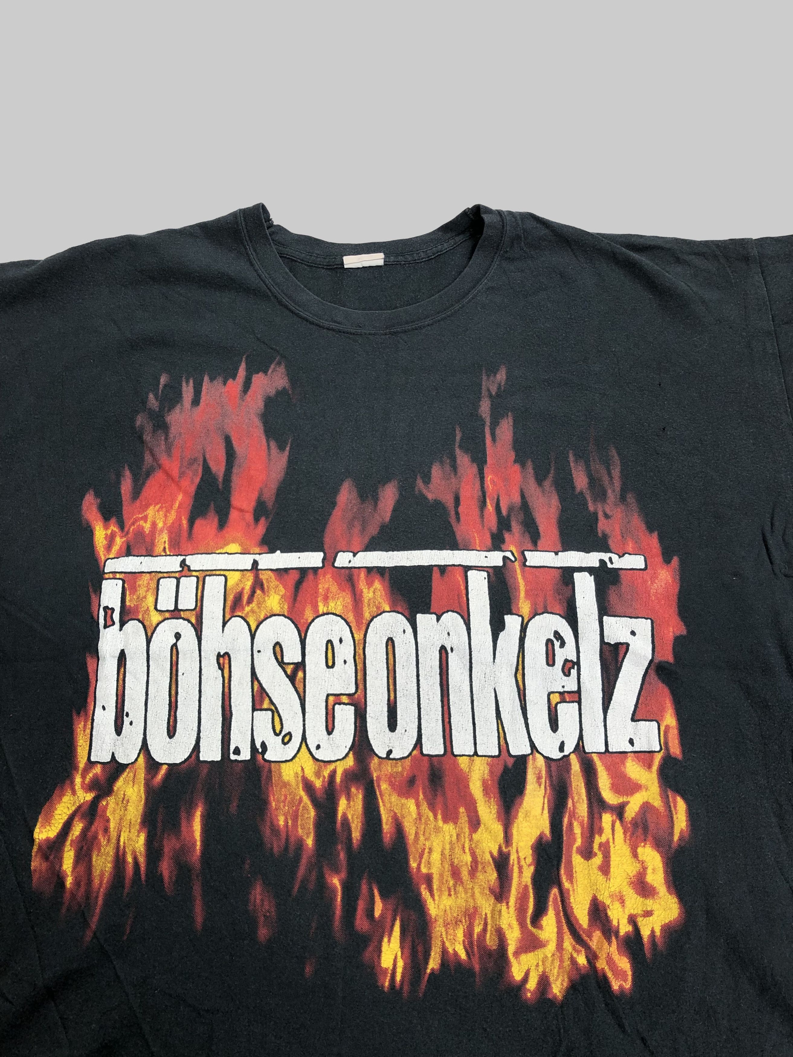 Band Tees Vintage 90s Böhse Onkelz (Rammstein Tokio Hotel Die Ärzte) Size US XL / EU 56 / 4 - 3 Thumbnail