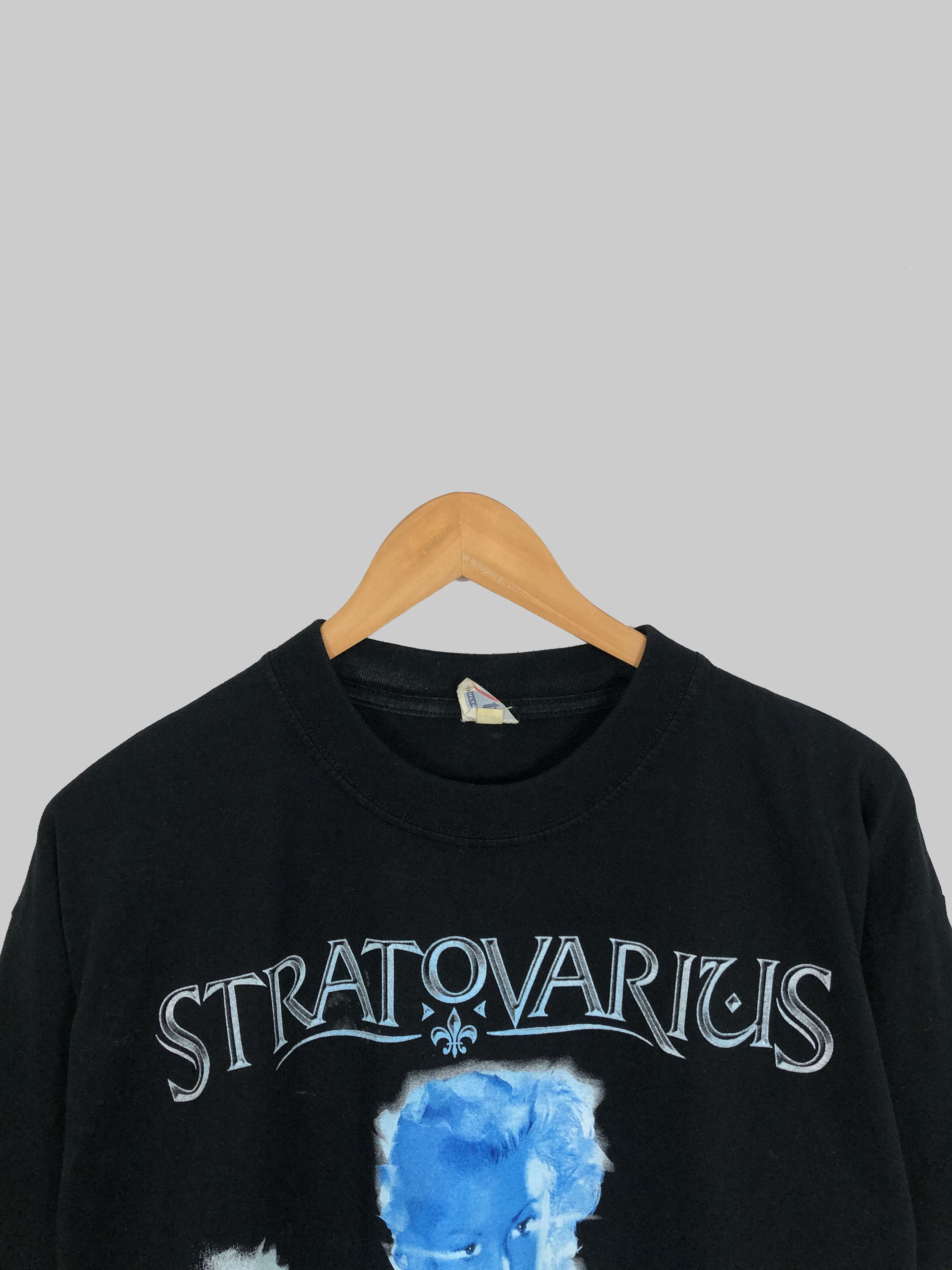 Band Tees Vintage 90s Stratovarius (Blind Guardian Gamma Ray) Size US XL / EU 56 / 4 - 3 Thumbnail