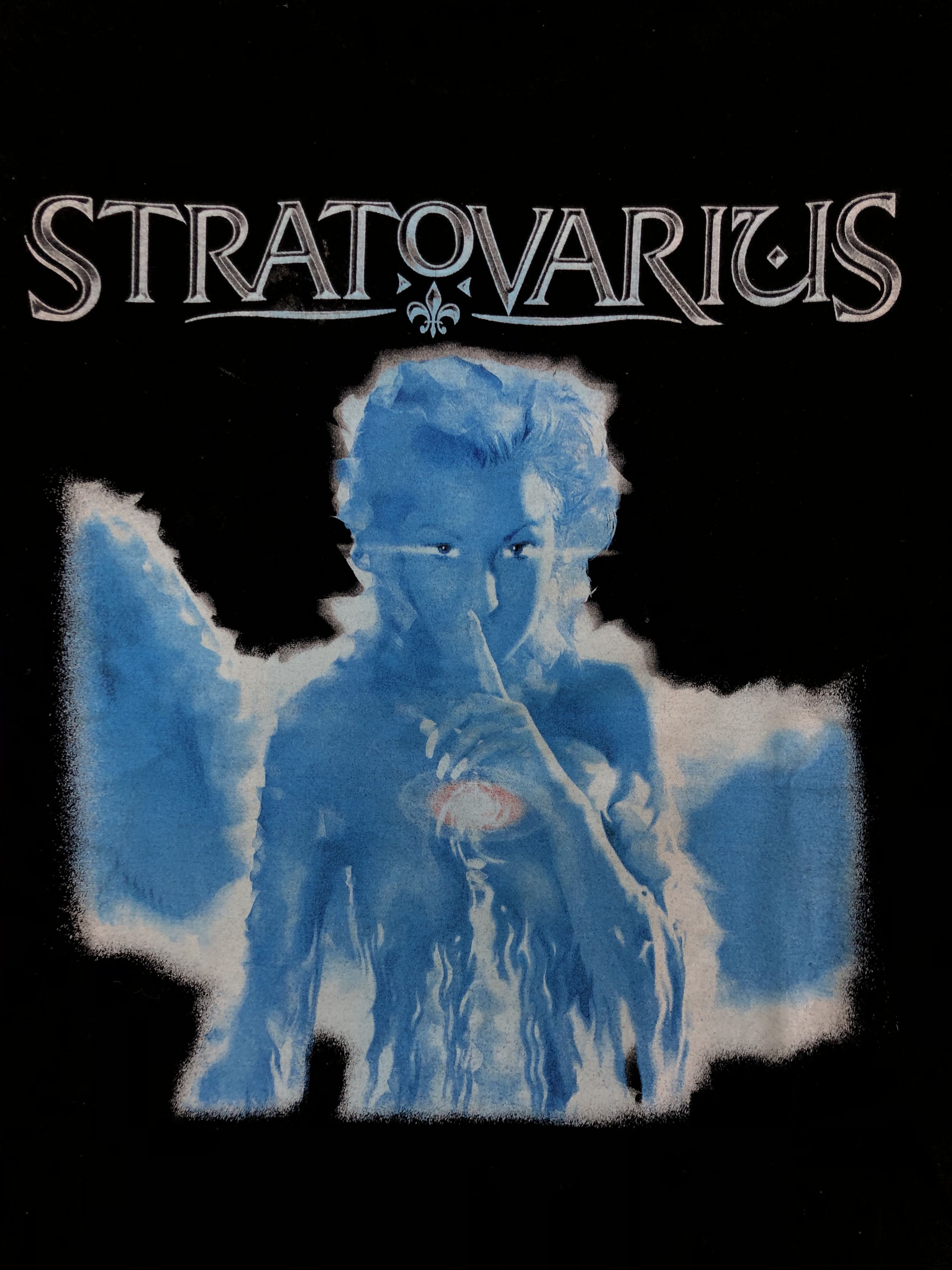 Band Tees Vintage 90s Stratovarius (Blind Guardian Gamma Ray) Size US XL / EU 56 / 4 - 7 Thumbnail