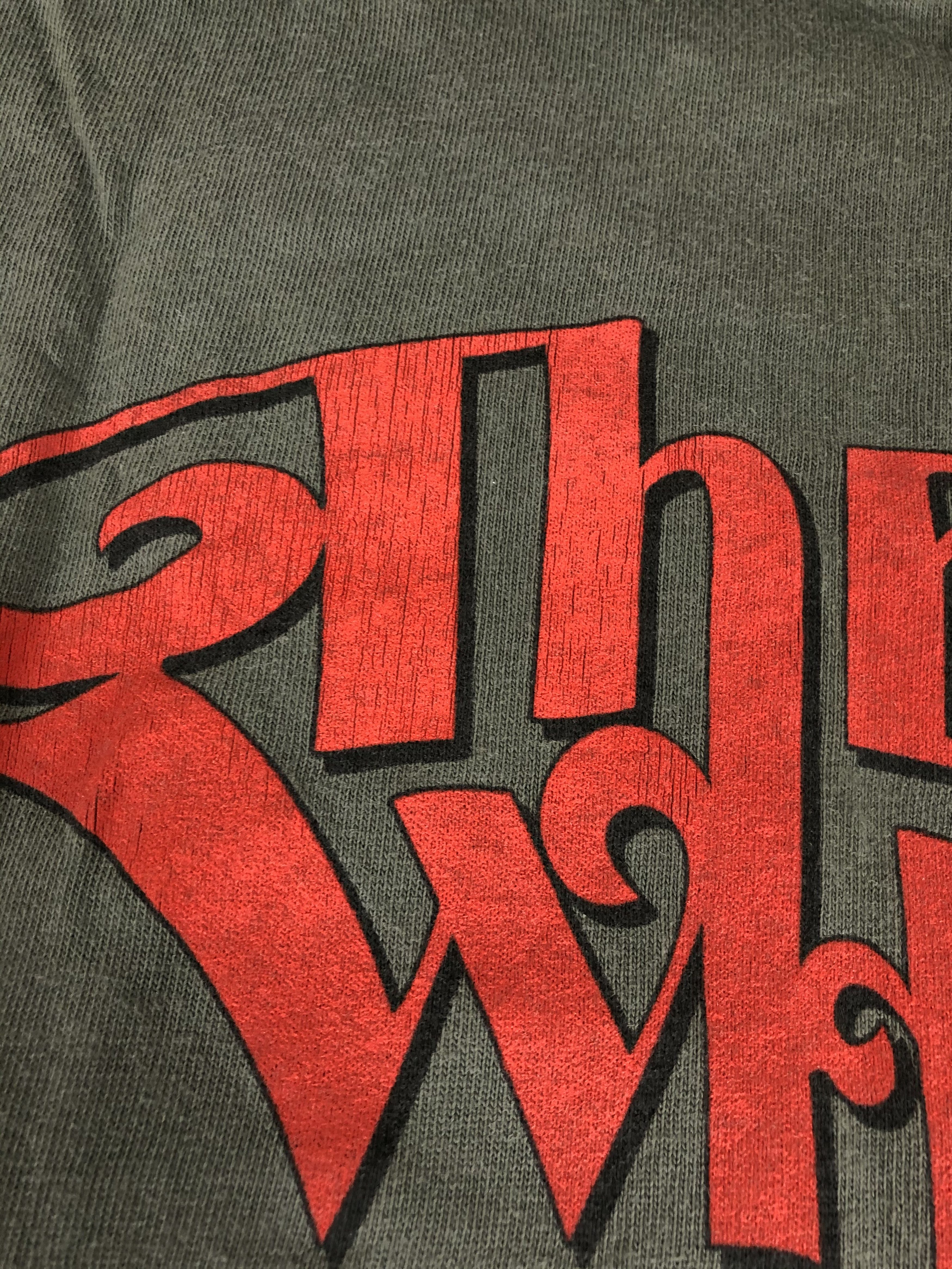 Band Tees Vintage 90s The Who (Led Zeppelin Jimi Hendrix Pink Floyd) Size US M / EU 48-50 / 2 - 9 Thumbnail