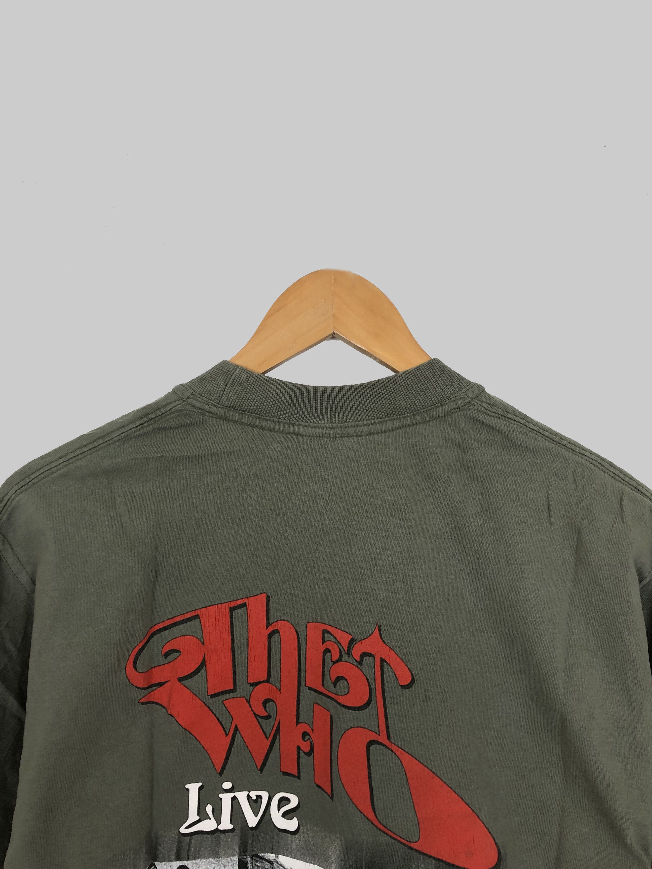 Band Tees Vintage 90s The Who (Led Zeppelin Jimi Hendrix Pink Floyd) Size US M / EU 48-50 / 2 - 4 Thumbnail