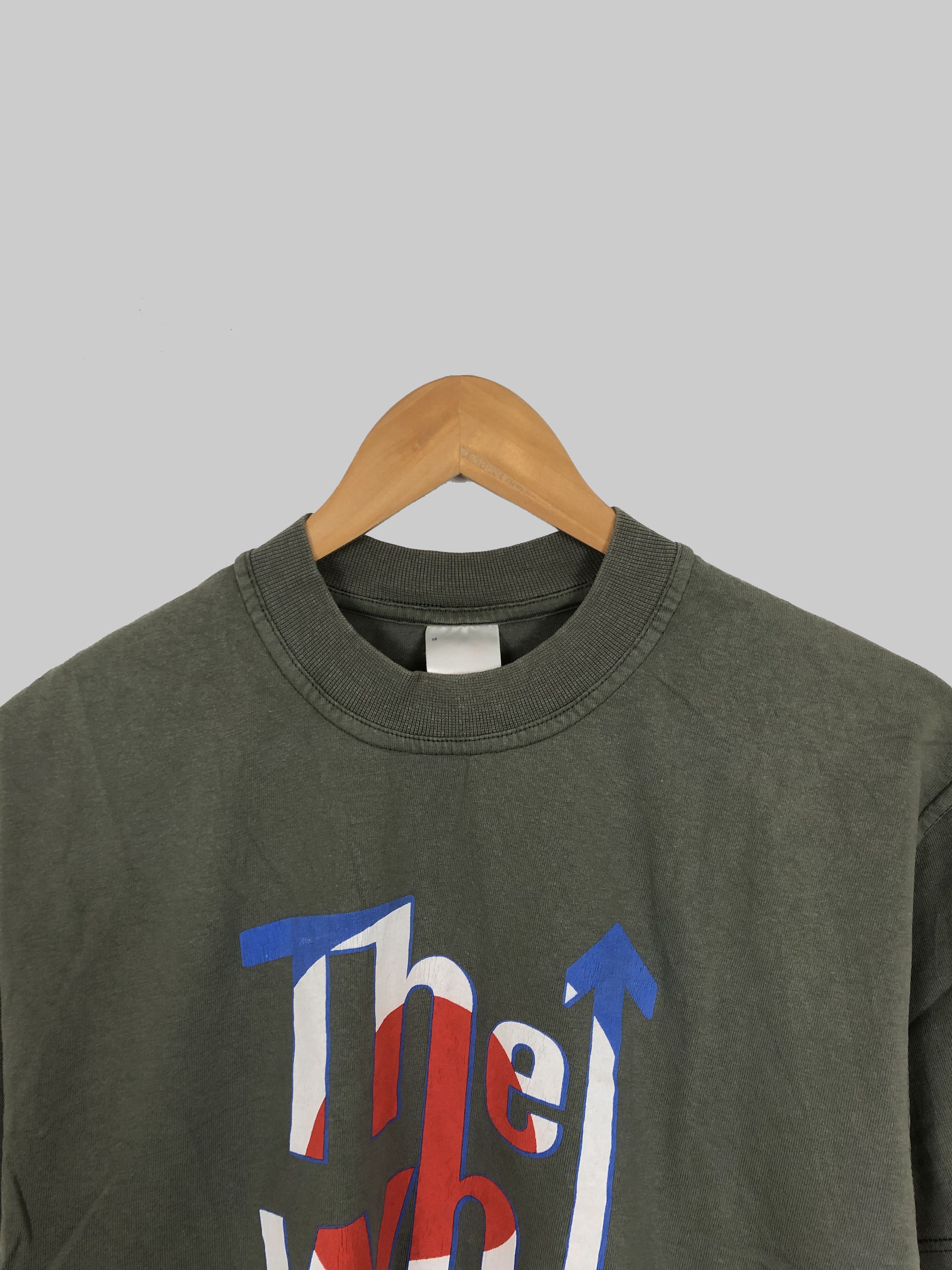 Band Tees Vintage 90s The Who (Led Zeppelin Jimi Hendrix Pink Floyd) Size US M / EU 48-50 / 2 - 3 Thumbnail
