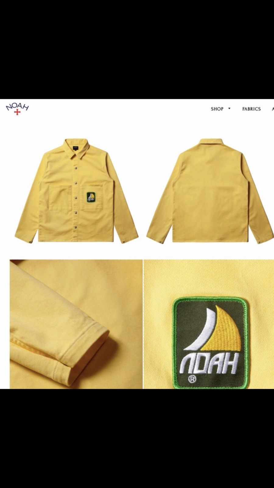 Noah SS19 Noah Boatyard Shirt Jacket Size US L / EU 52-54 / 3 - 9 Thumbnail