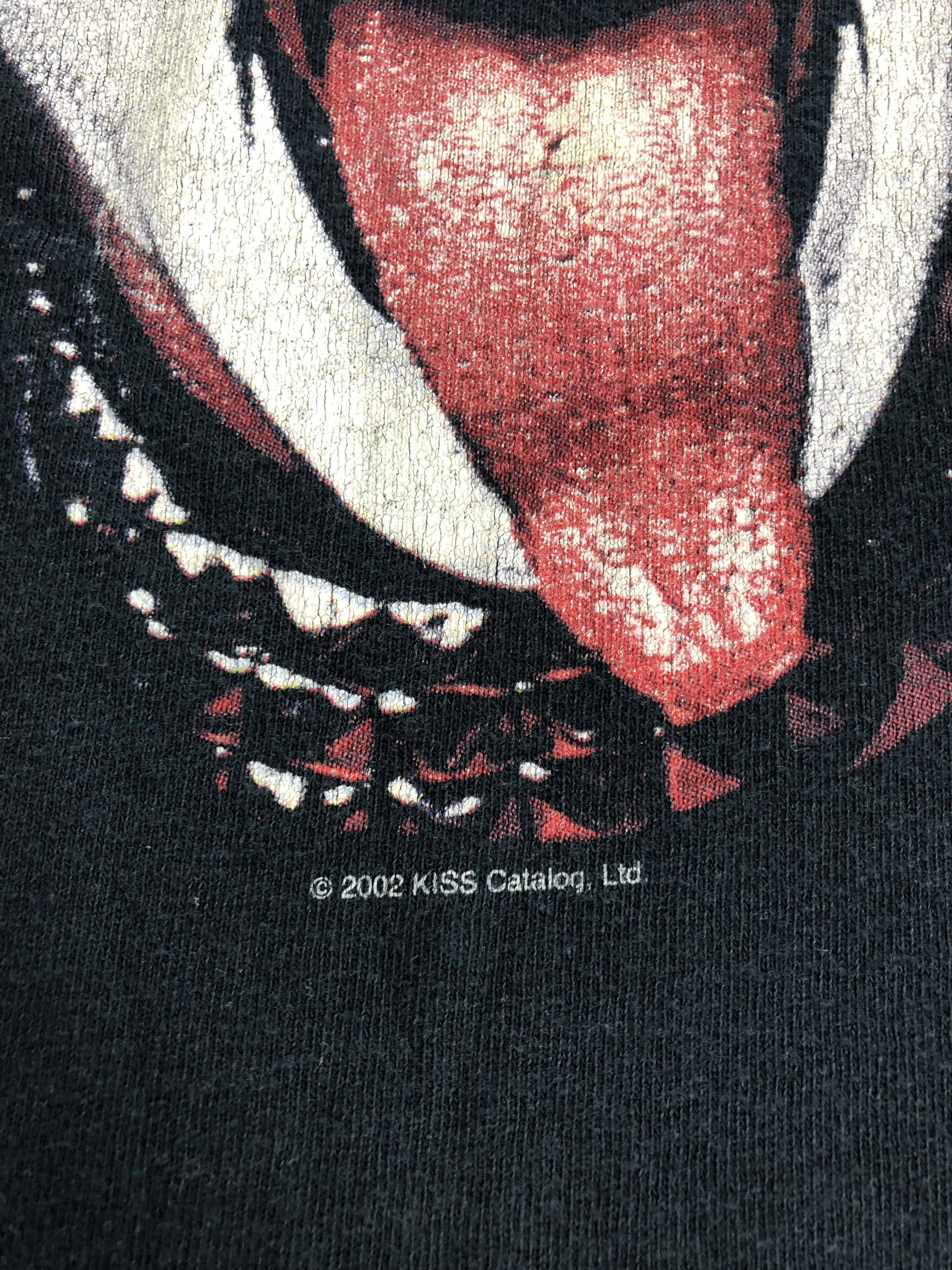 Band Tees Vintage 2002 Kiss (Mötley Crüe Rolling Stones Van Halen) Size US M / EU 48-50 / 2 - 5 Thumbnail
