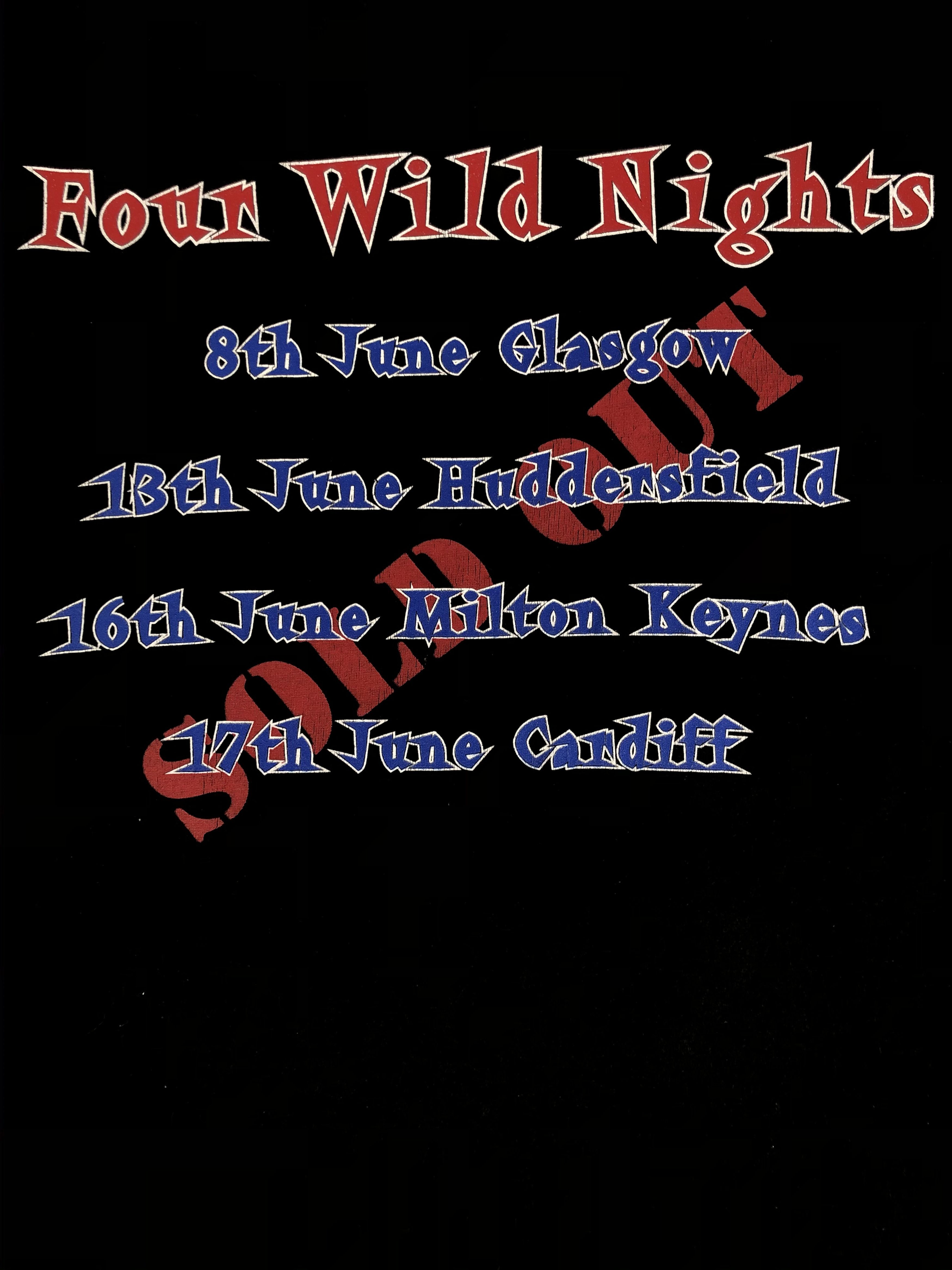 Band Tees Vintage 2001 Bon Jovi Four Wild Night (Van Halen) Size US XL / EU 56 / 4 - 10 Thumbnail