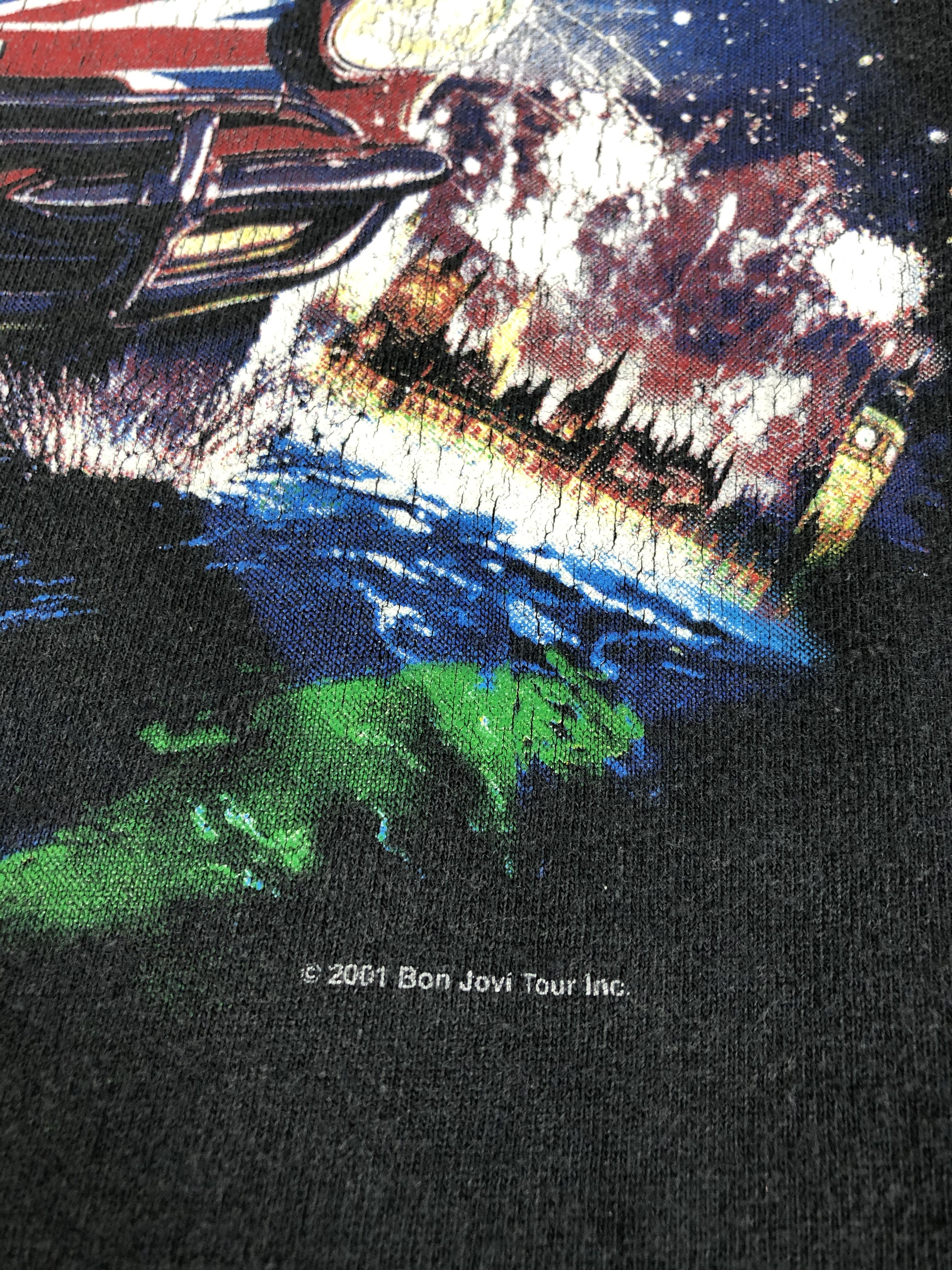 Band Tees Vintage 2001 Bon Jovi Four Wild Night (Van Halen) Size US XL / EU 56 / 4 - 8 Thumbnail