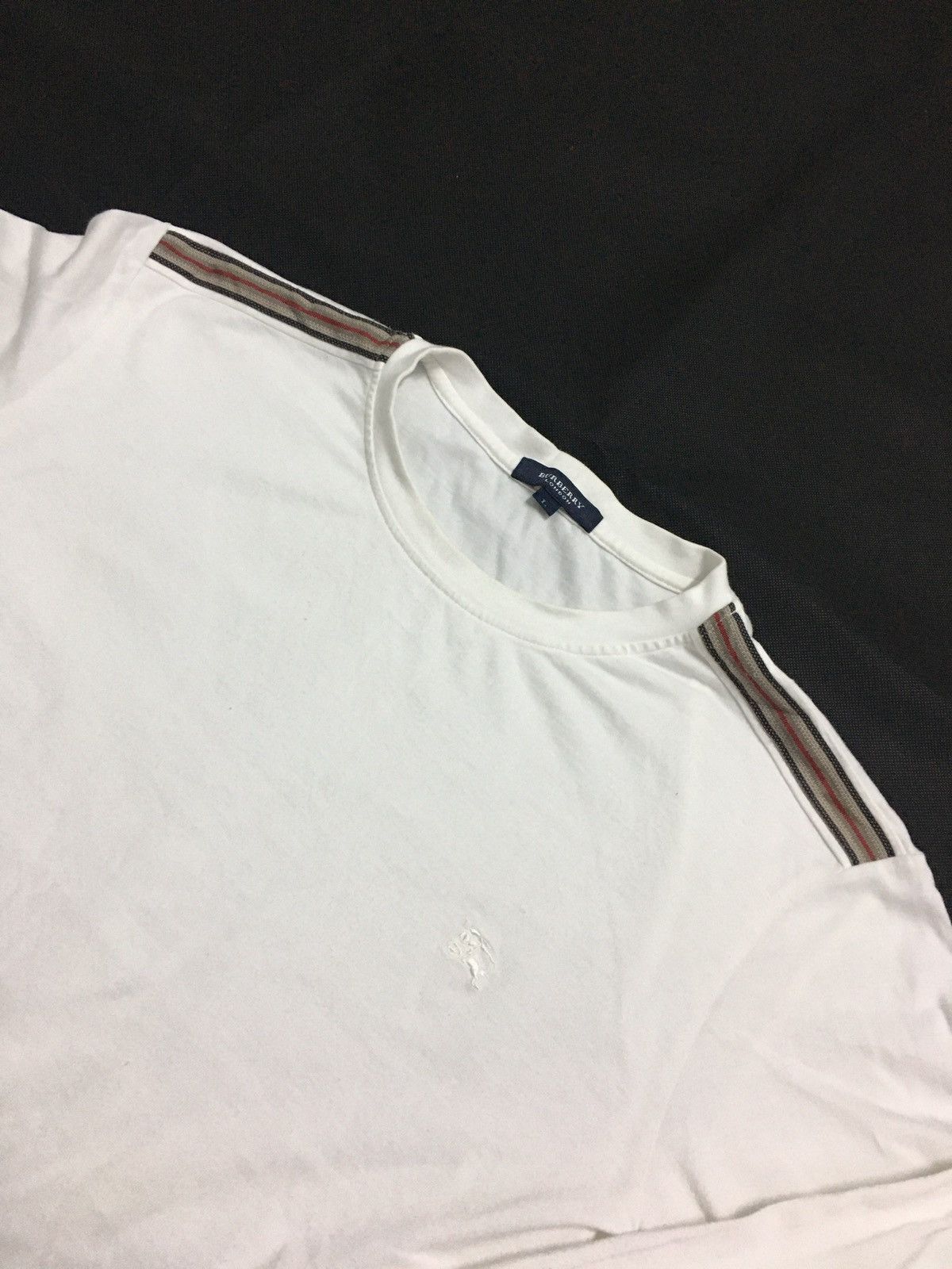 Burberry × Designer Burberry London logo embroidered long sleeve tee Size US L / EU 52-54 / 3 - 2 Thumbnail