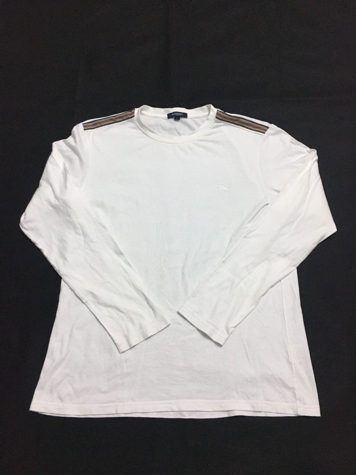 Burberry × Designer Burberry London logo embroidered long sleeve tee Size US L / EU 52-54 / 3 - 1 Thumbnail