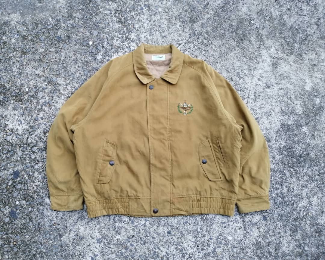 Japanese Brand Crocodile Golf Made In Japan Jacket Size US L / EU 52-54 / 3 - 1 Thumbnail