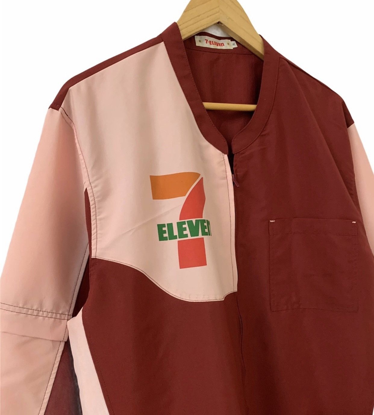 uniform experiment Vintage 7 Eleven Convertible Workwear Zipper Shirt Size US L / EU 52-54 / 3 - 2 Thumbnail