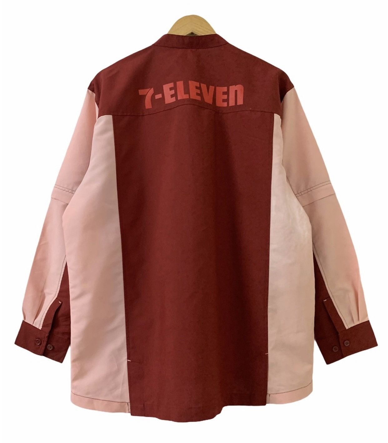 uniform experiment Vintage 7 Eleven Convertible Workwear Zipper Shirt Size US L / EU 52-54 / 3 - 4 Thumbnail
