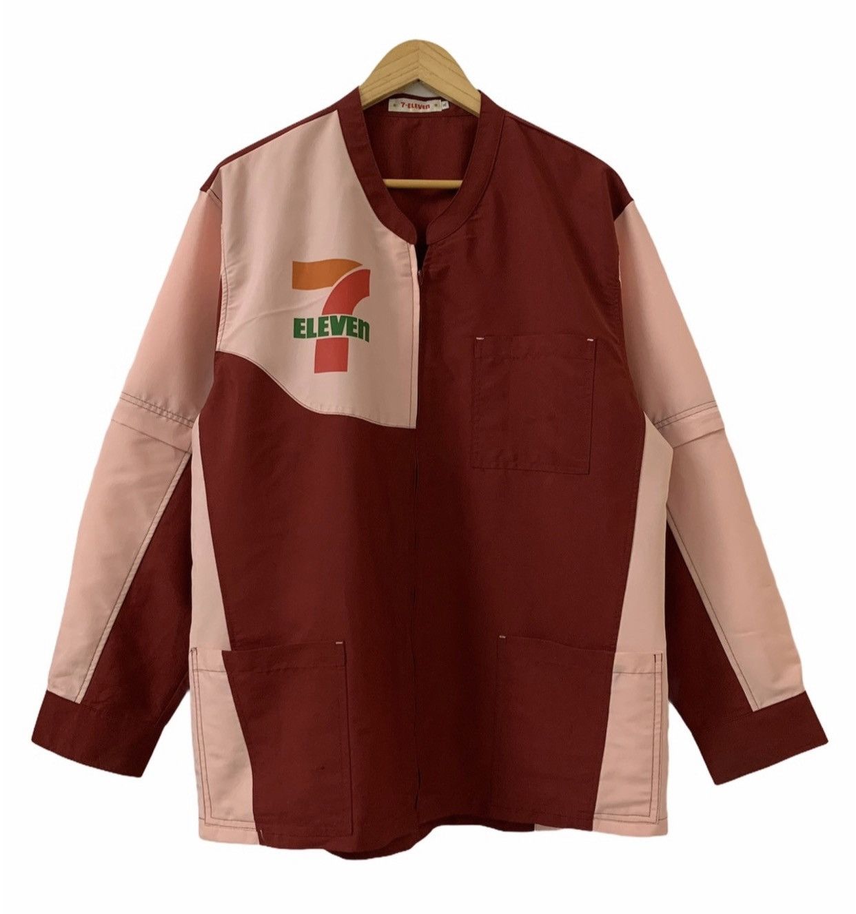 uniform experiment Vintage 7 Eleven Convertible Workwear Zipper Shirt Size US L / EU 52-54 / 3 - 1 Thumbnail
