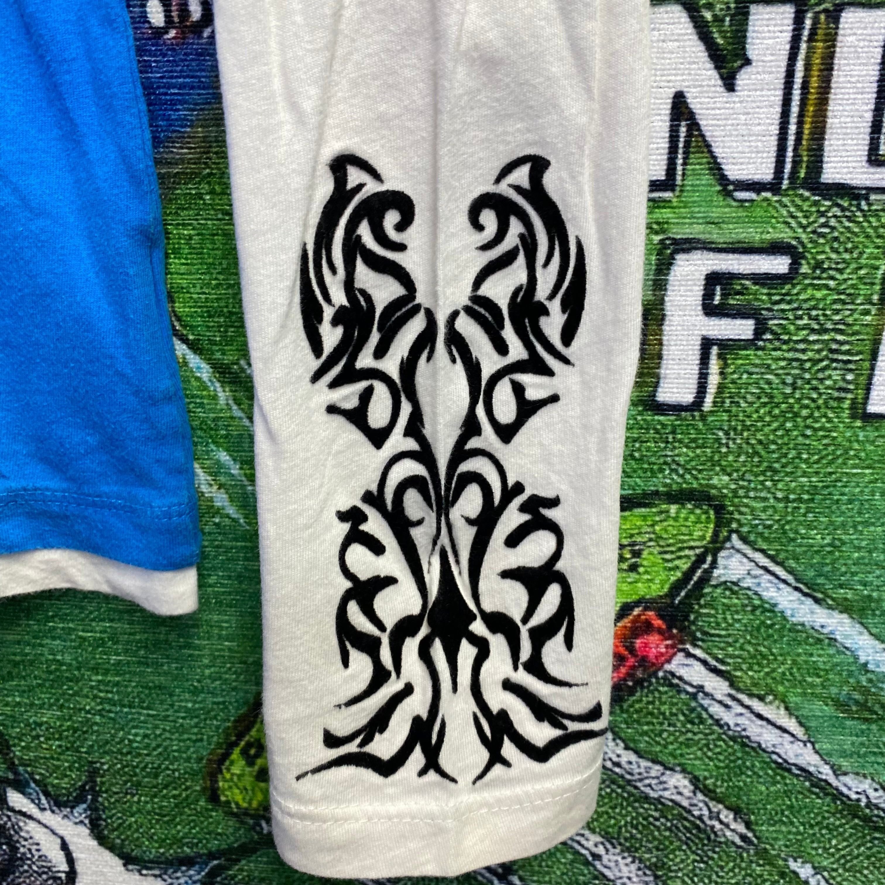 Harley Davidson × Vintage Y2K Harley Davidson Motorcyles Long Sleeved Tribal Tee Siz Size US M / EU 48-50 / 2 - 4 Thumbnail
