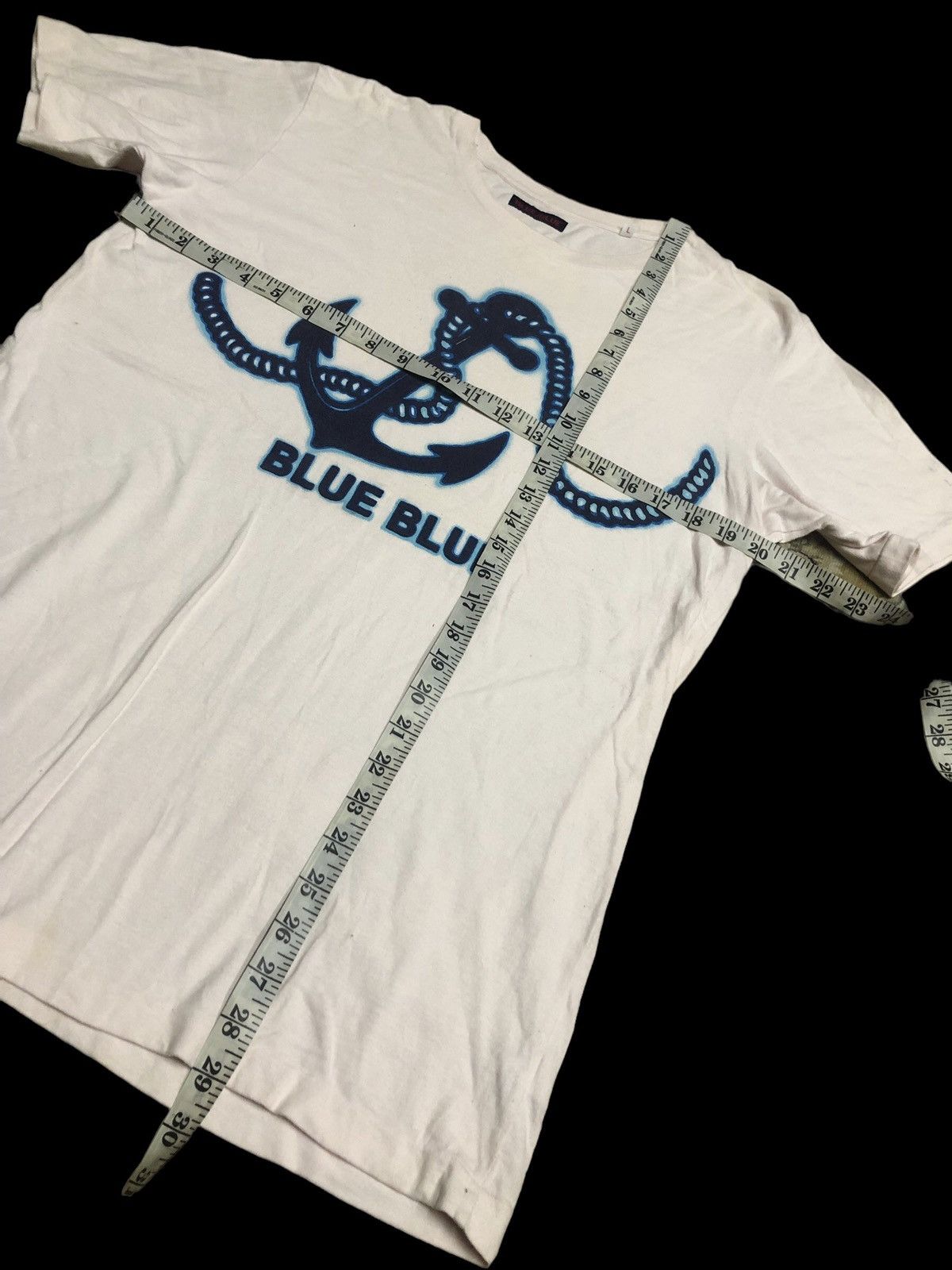 Blue Blue Japan × Japanese Brand × Vintage BLUE BLUE LIGHT PINK ANCHOR LOGO Size US M / EU 48-50 / 2 - 7 Thumbnail